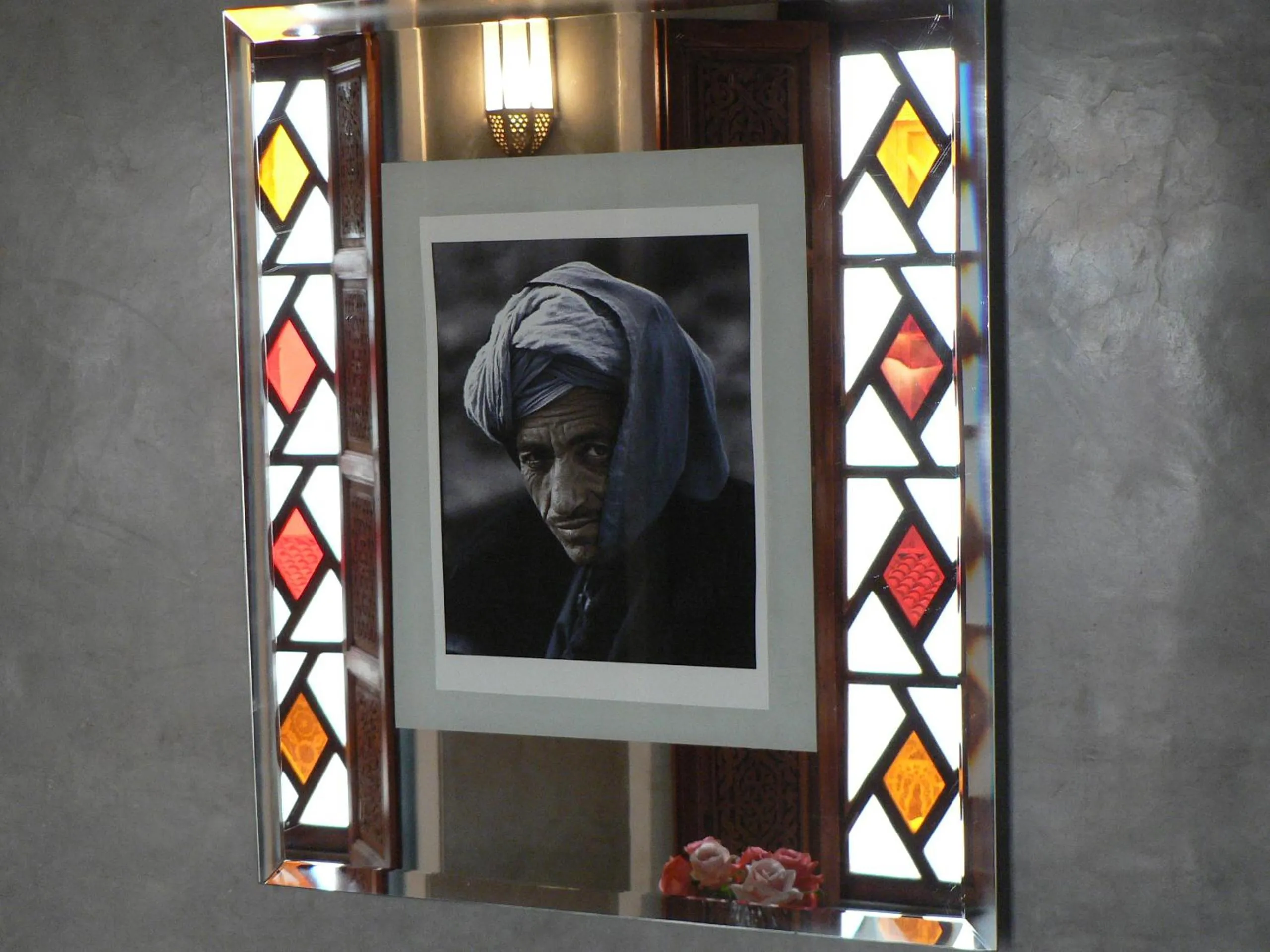 Decorative detail in Riad Dar Zaya