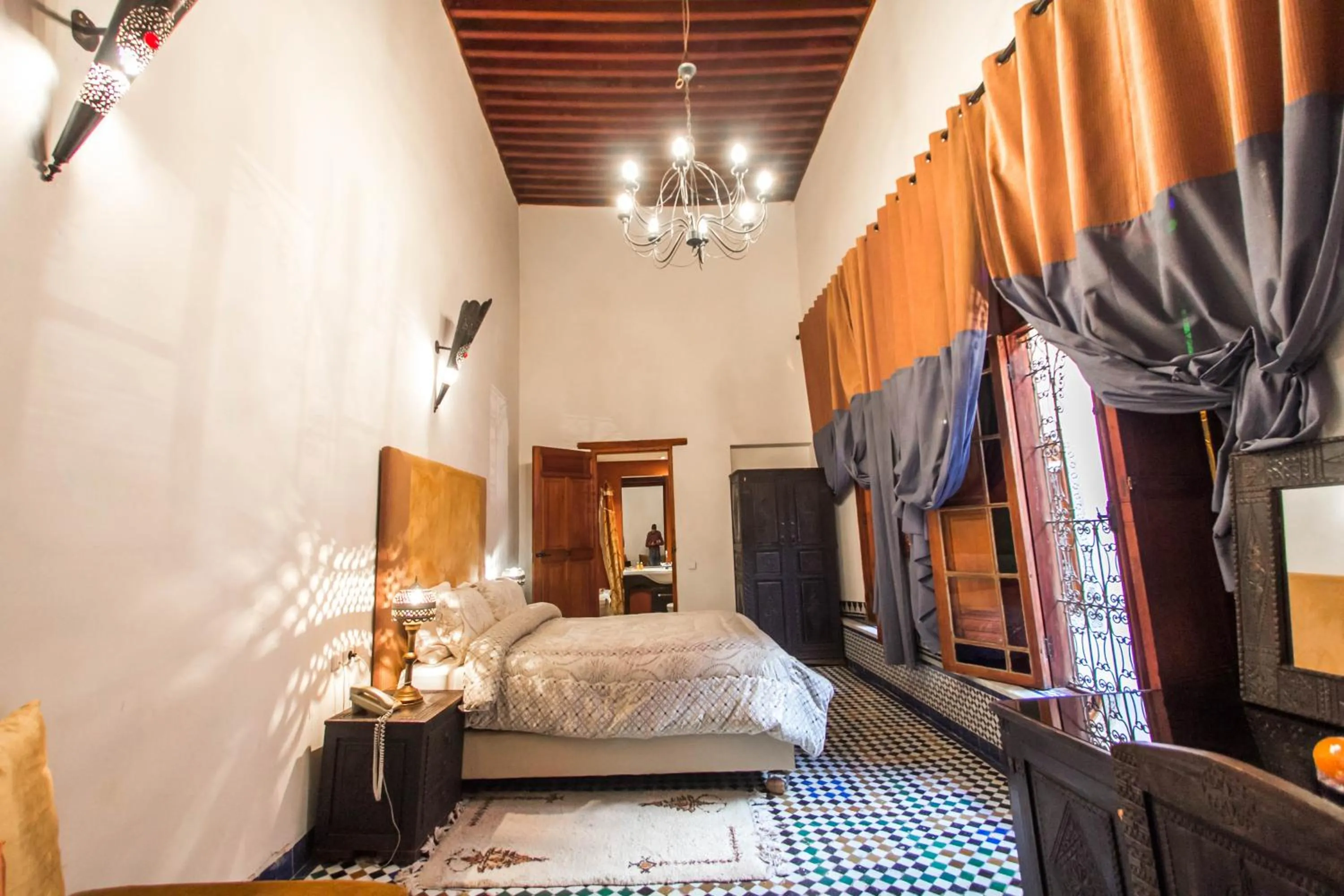 Bedroom, Bed in Riad Fez Yamanda