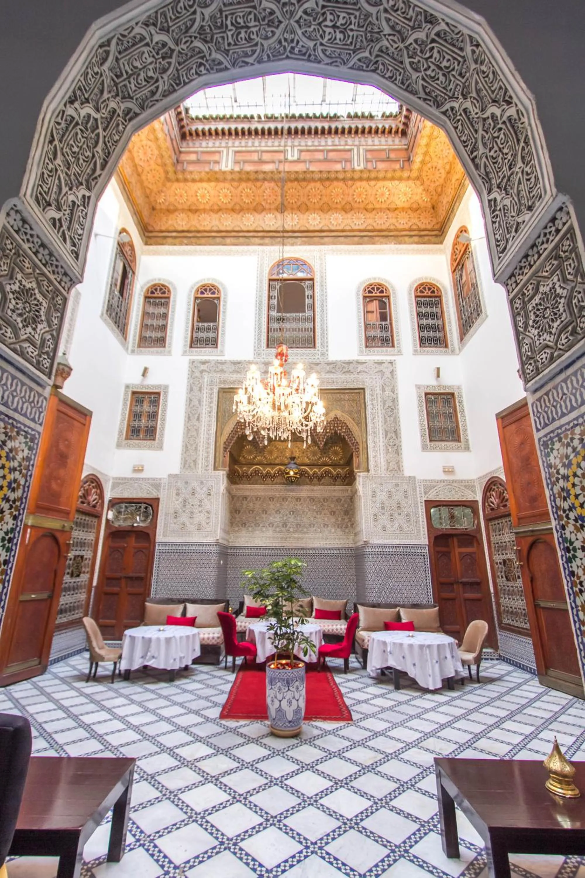 Patio in Riad Fez Yamanda