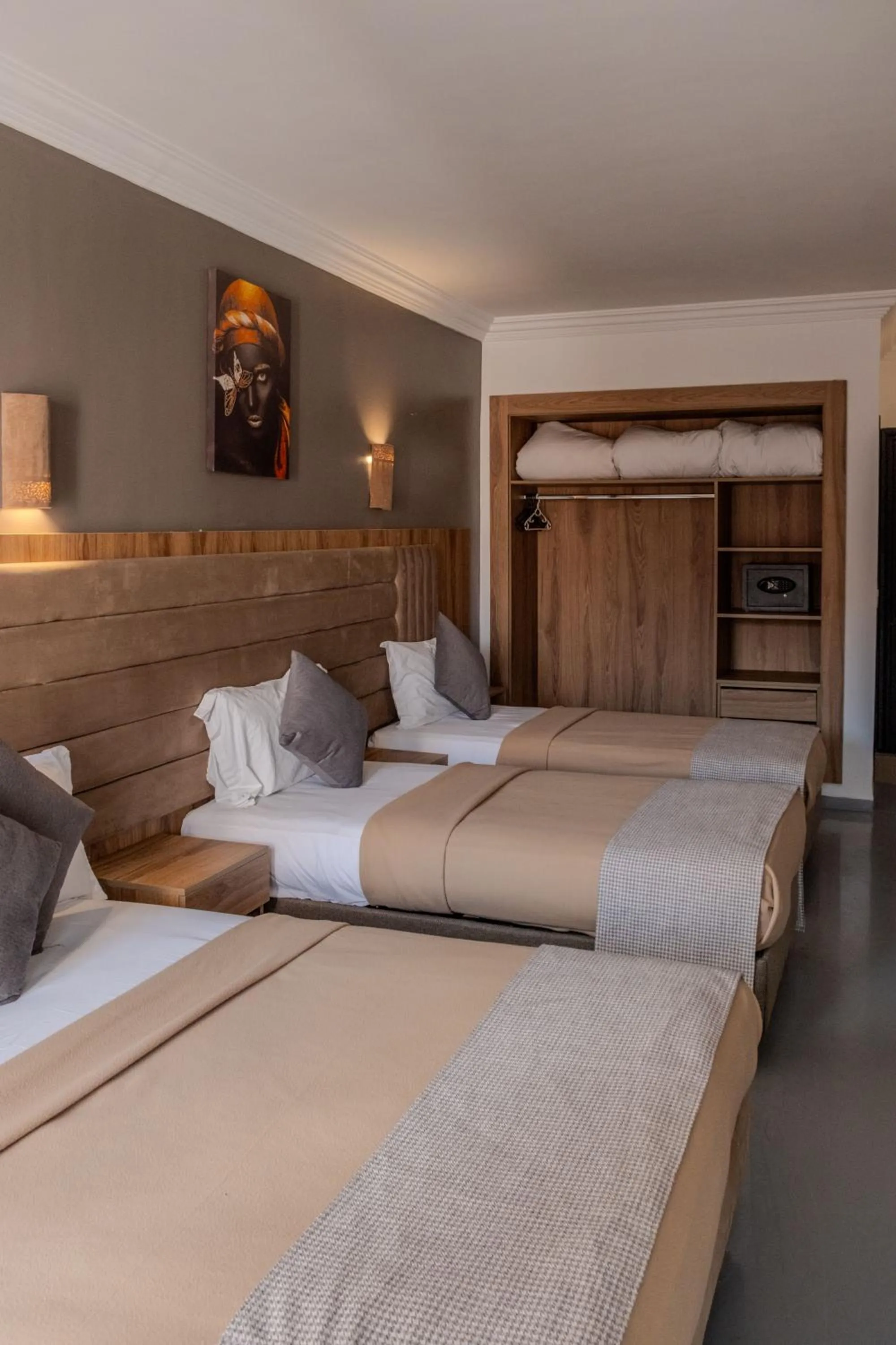 Bed in Imperial Holiday Hôtel & spa