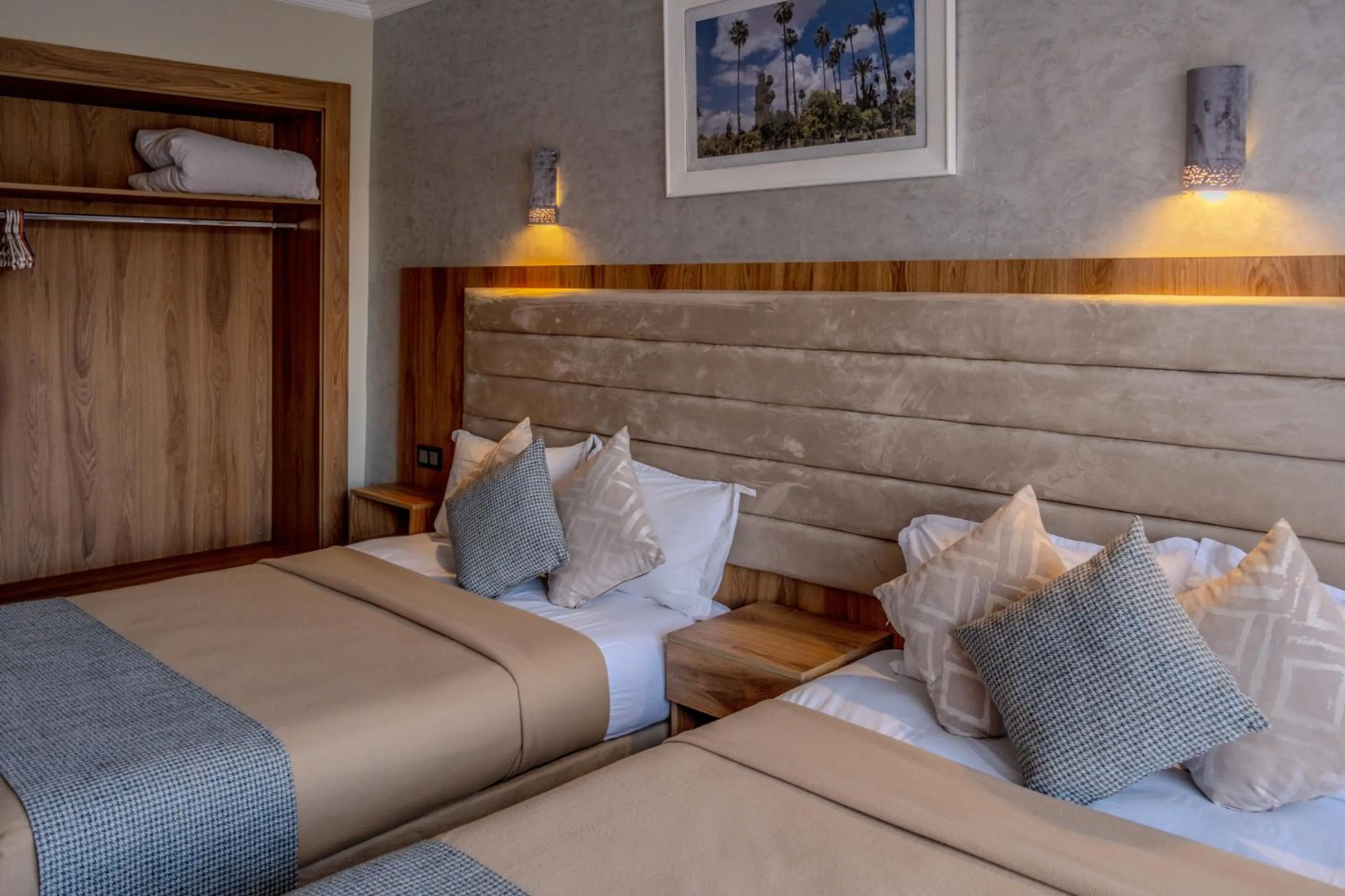 Bed in Imperial Holiday Hôtel & spa