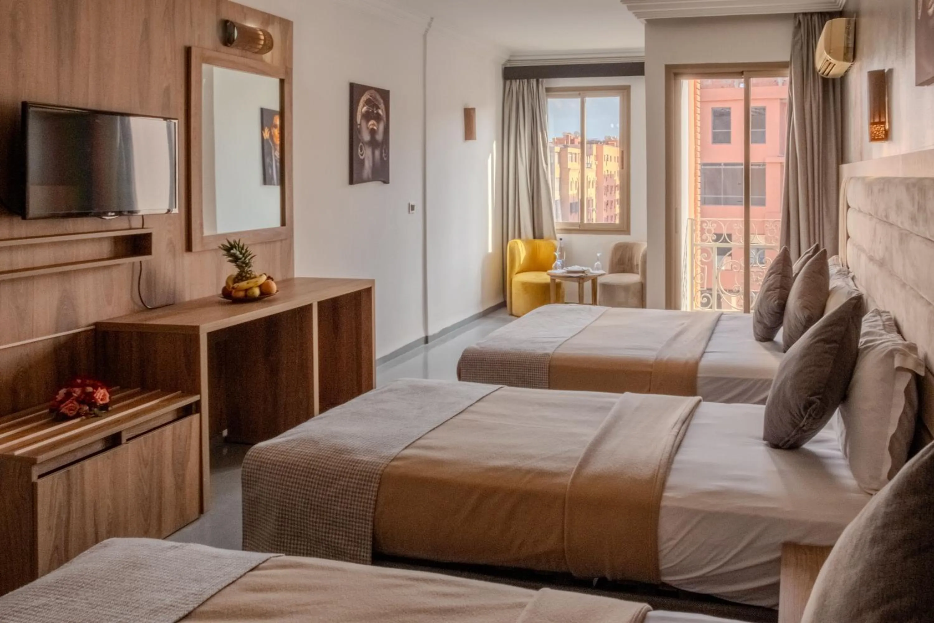 Bed in Imperial Holiday Hôtel & spa