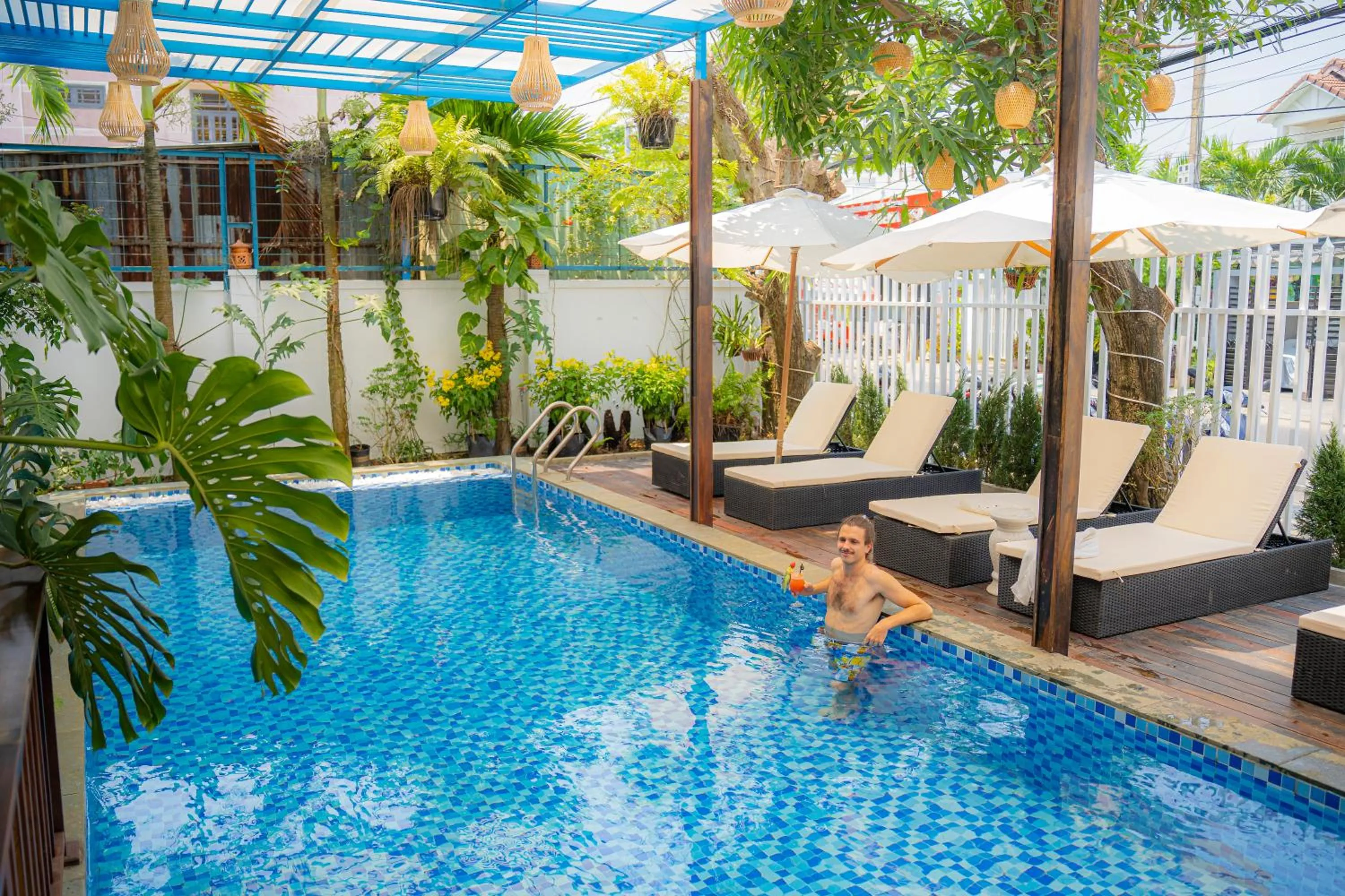 Swimming pool in Hoi An Heart hostel Villa - Bespoke