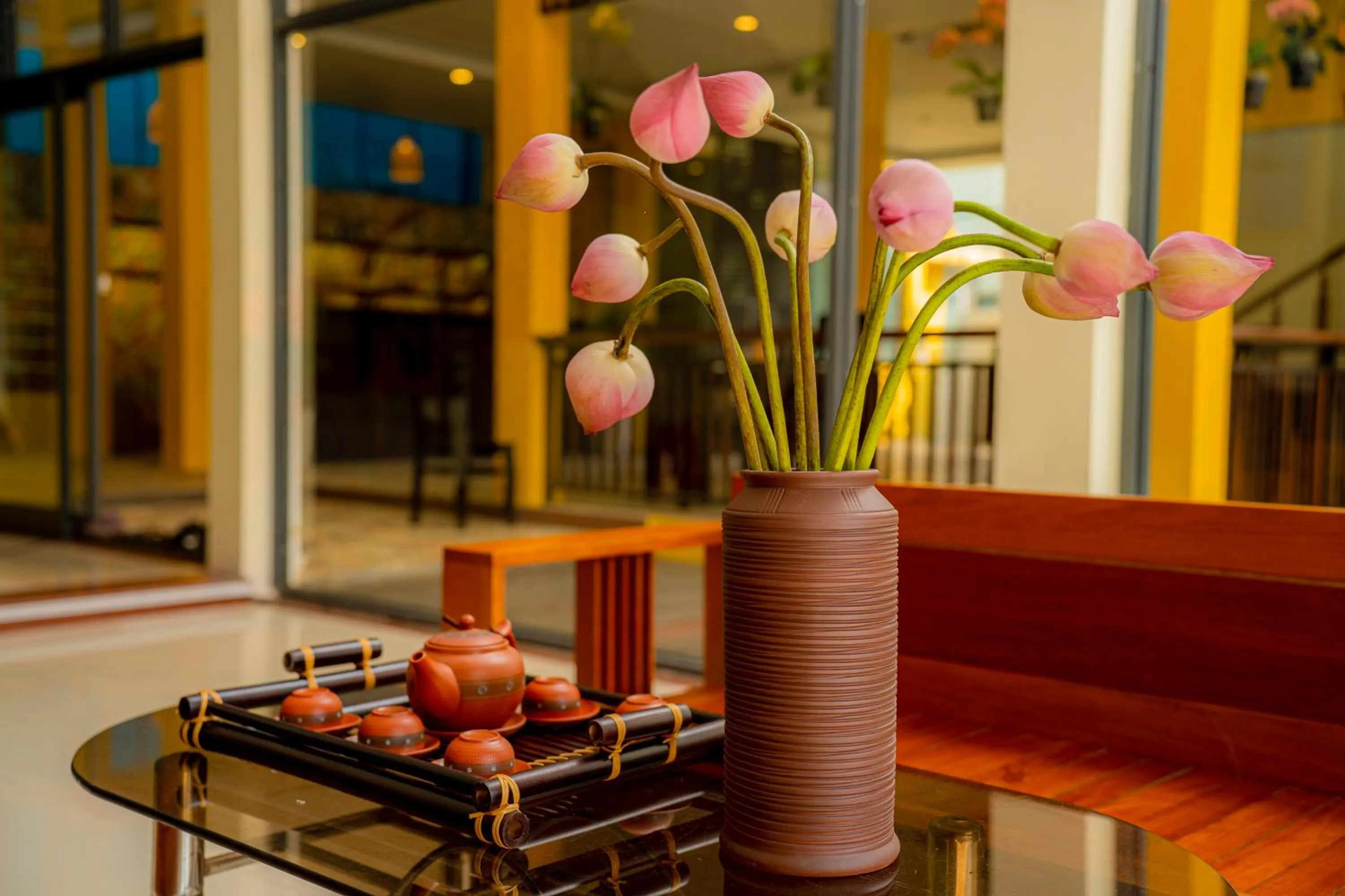 Lobby or reception in Hoi An Heart hostel Villa - Bespoke
