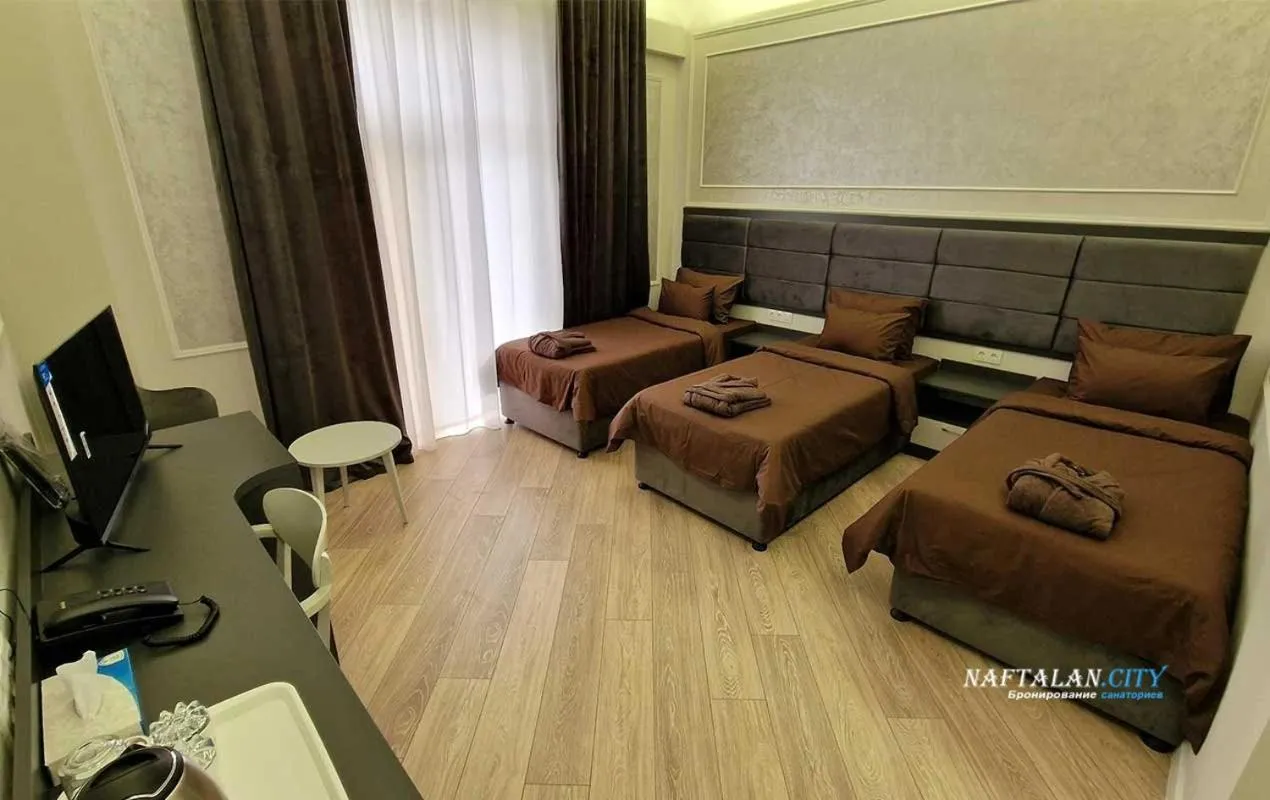 Bedroom in Sun City Hotel & Spa Naftalan