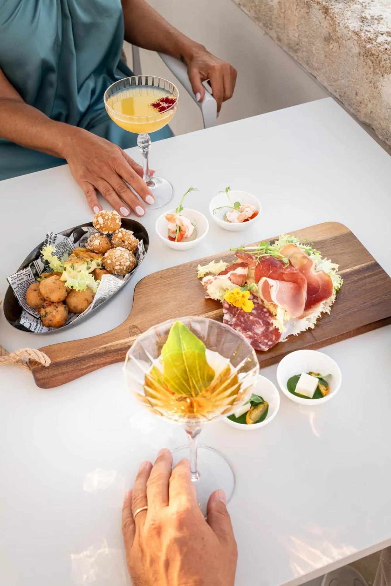 Food and drinks in Masseria Auraterrae