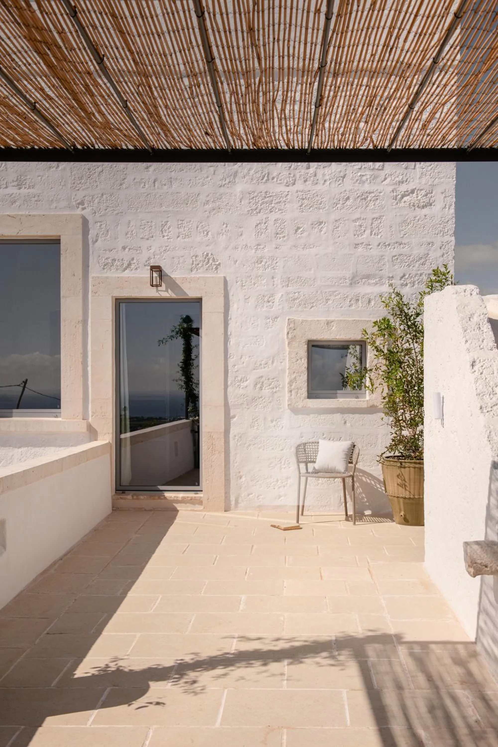 Patio in Masseria Auraterrae