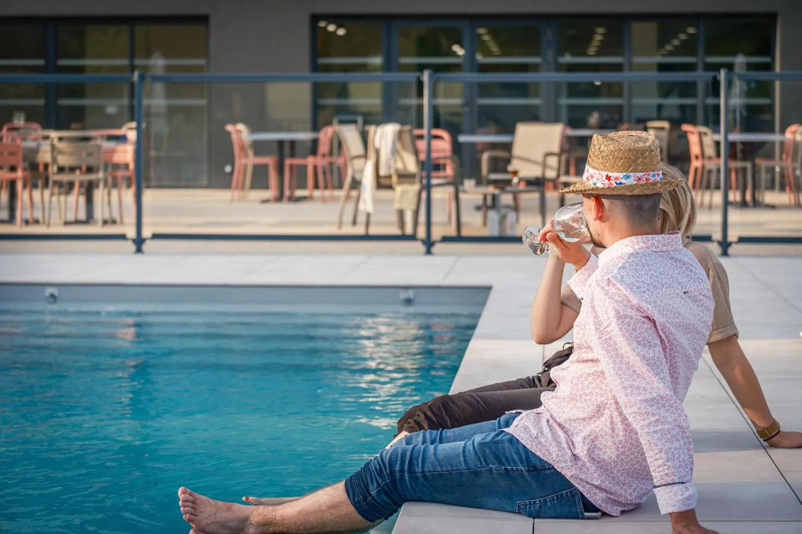 Pool view in The Originals City, Relais d'Estillac, Agen Sud