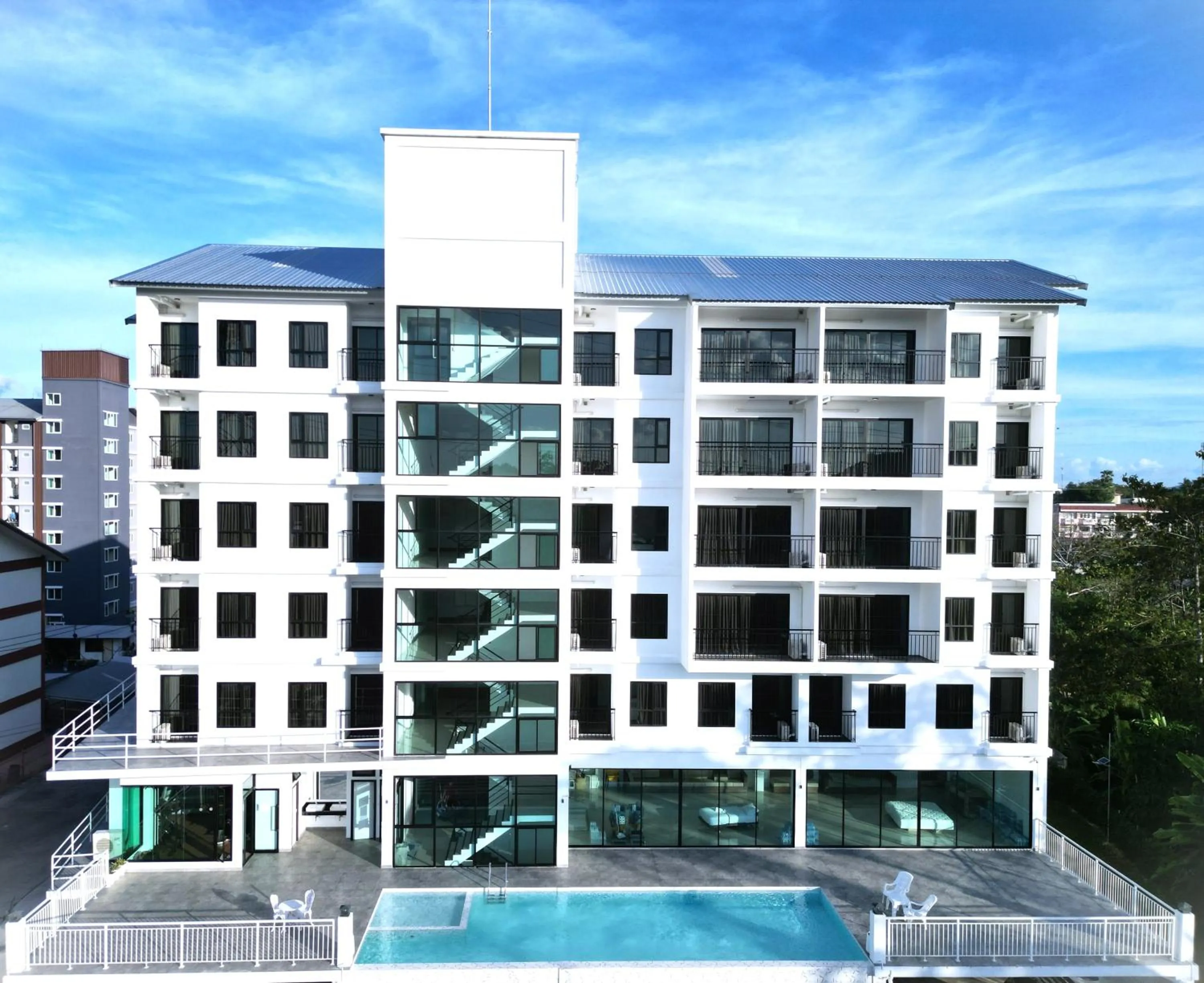 Balcony/Terrace in GEEN Hotel Chonburi