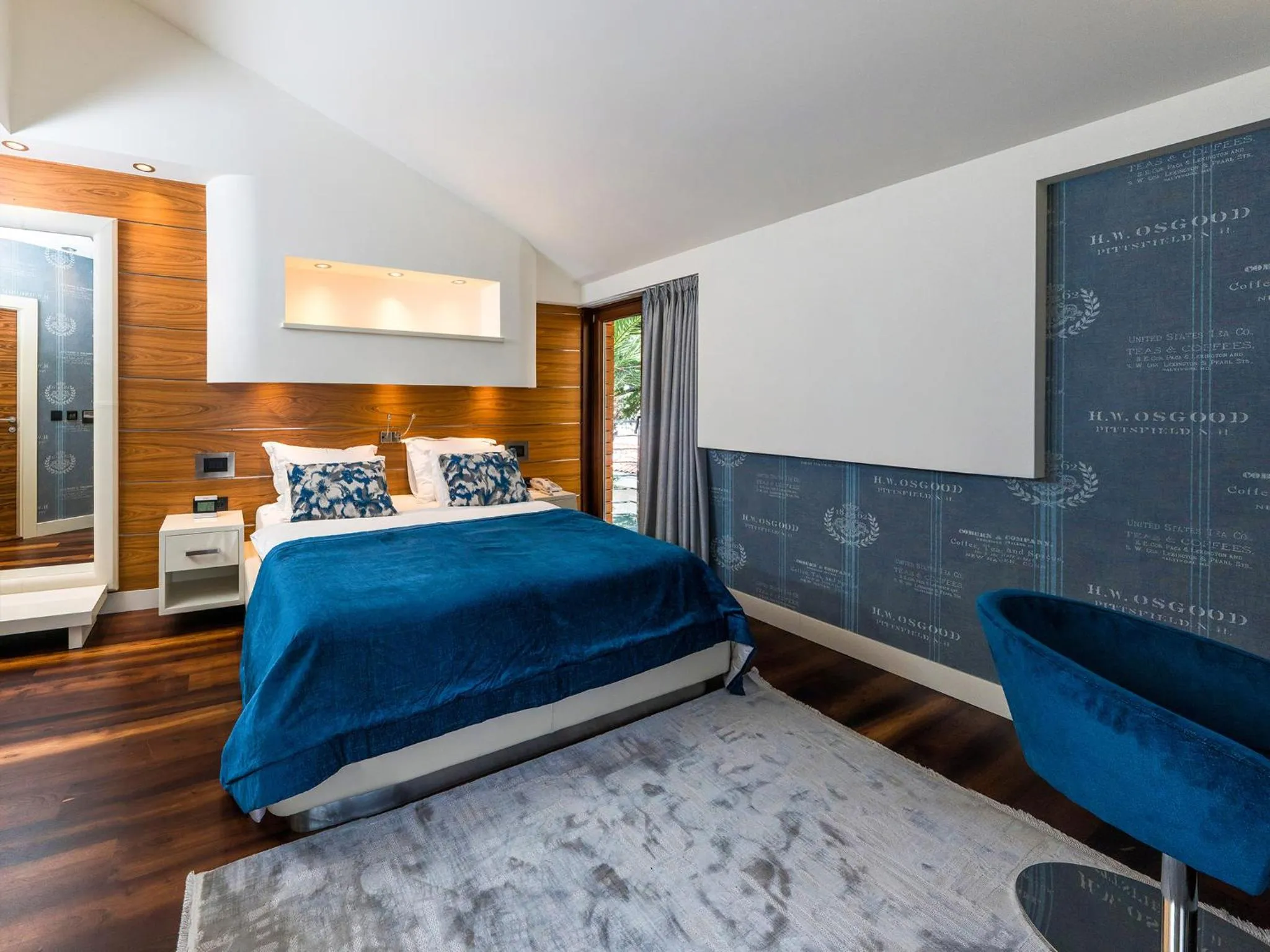 Bed in Hotel Forza Mare