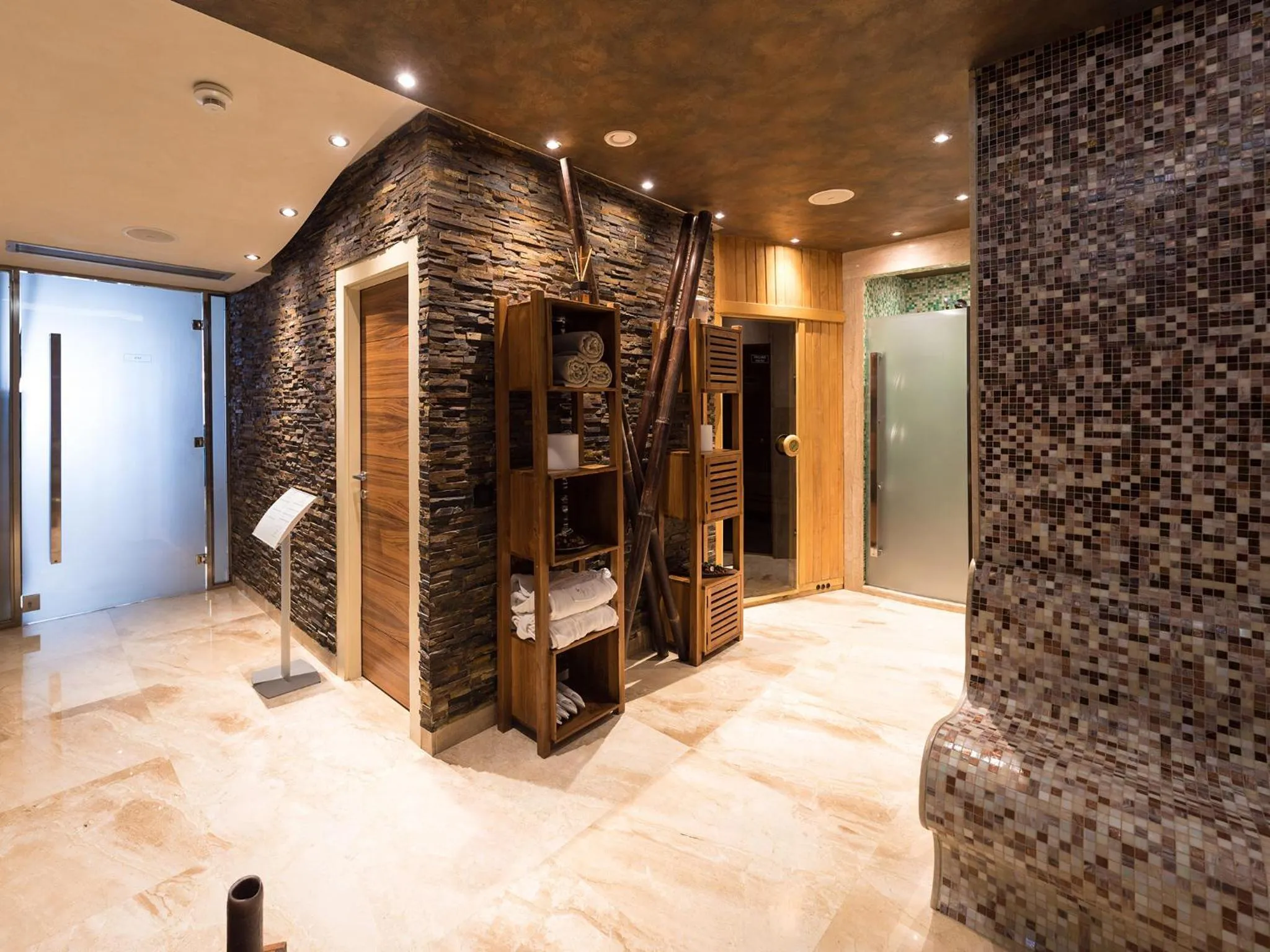 Sauna in Hotel Forza Mare