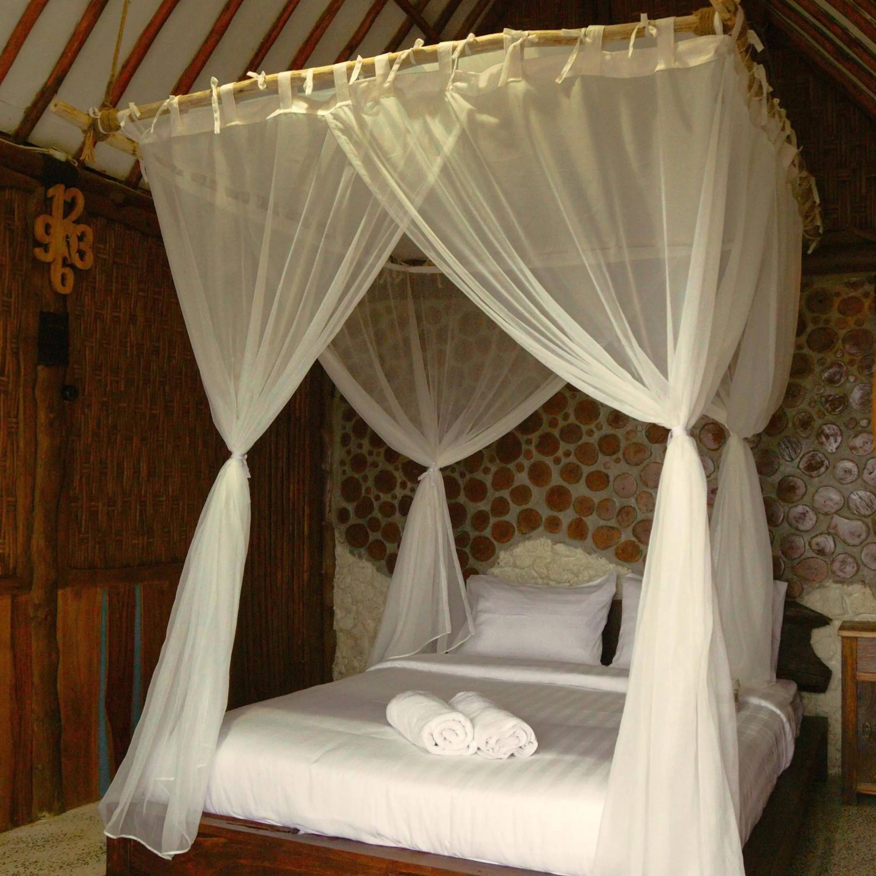 Bed in Ama Awa Resort