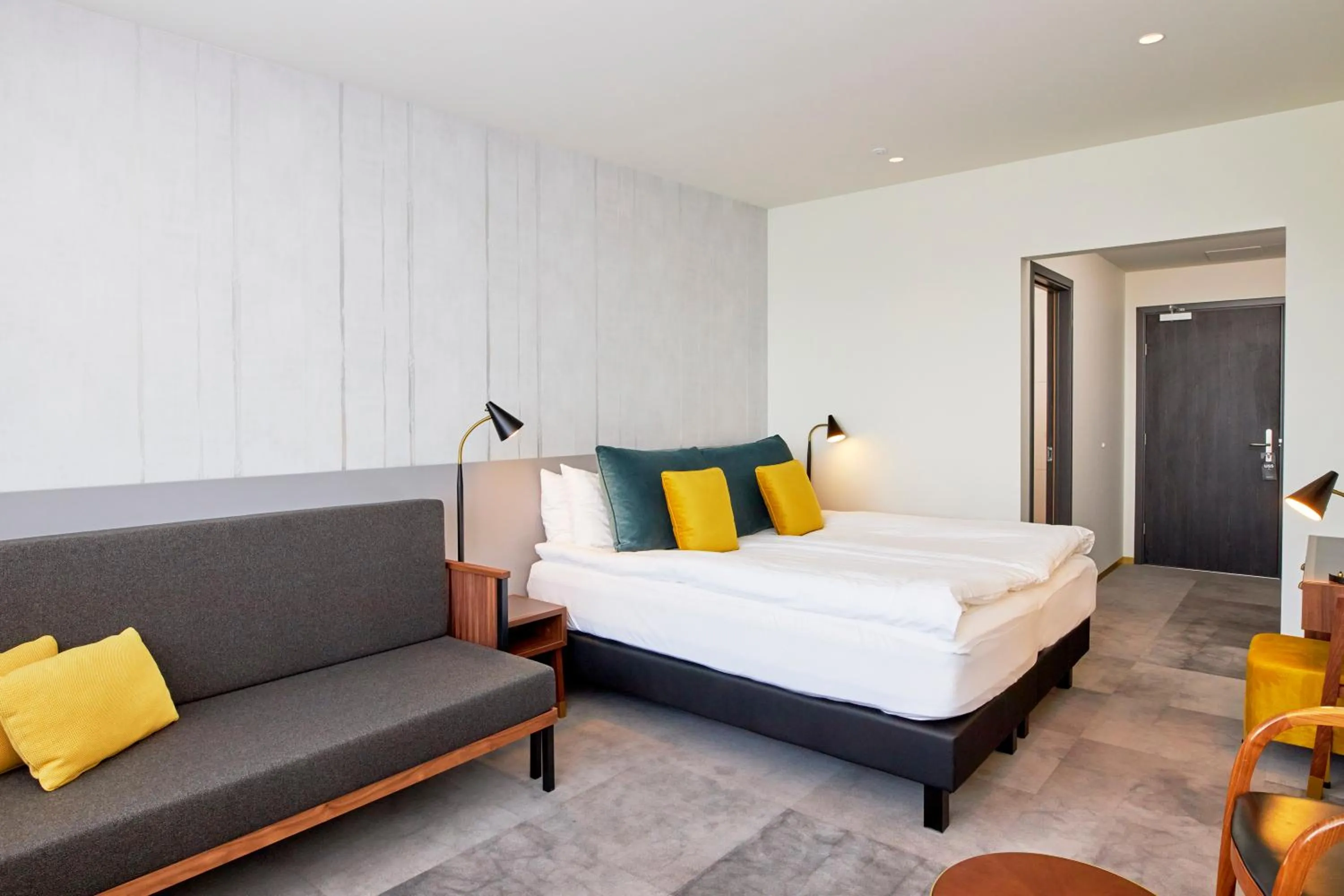 Bedroom, Bed in Fosshotel Stykkisholmur