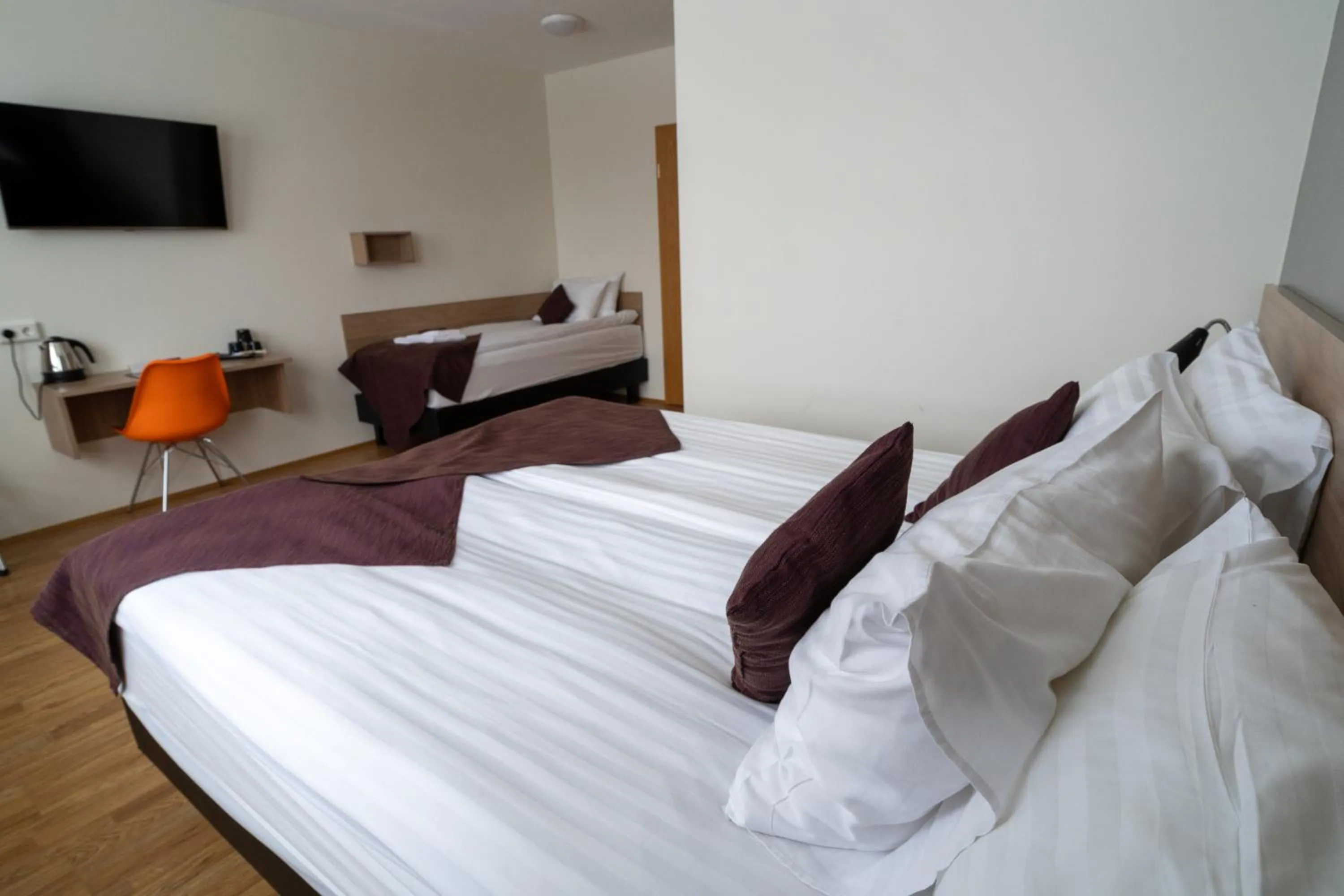 Bed in Hótel Valaskjálf