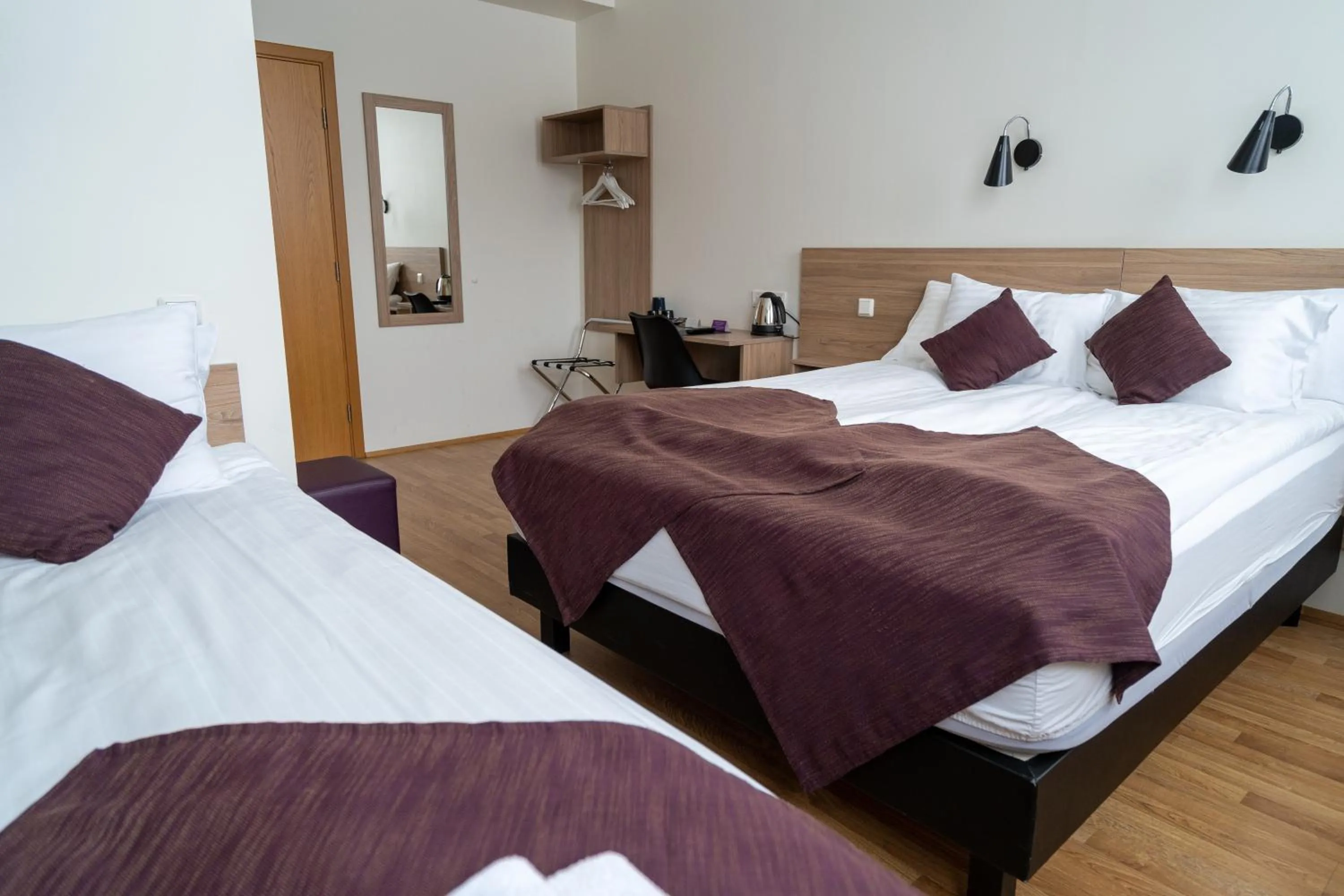 Bed in Hótel Valaskjálf