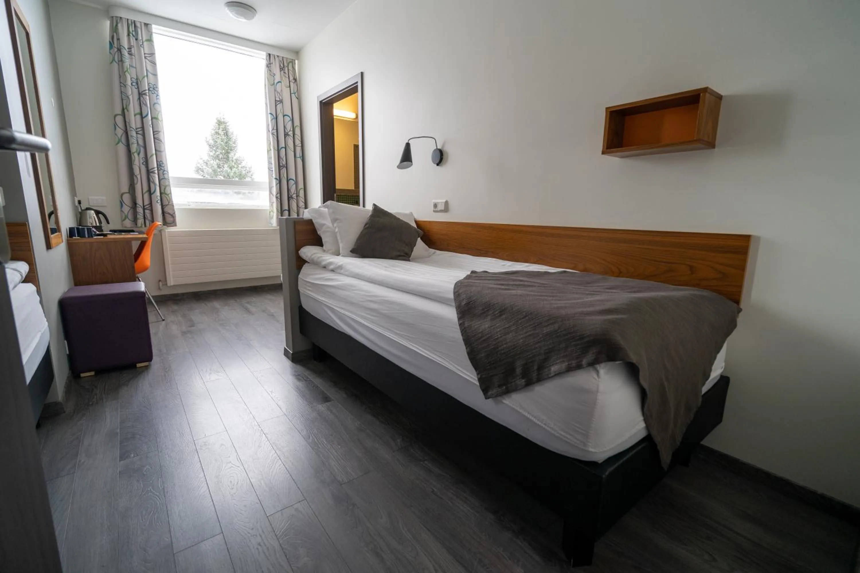 Bed in Hótel Valaskjálf