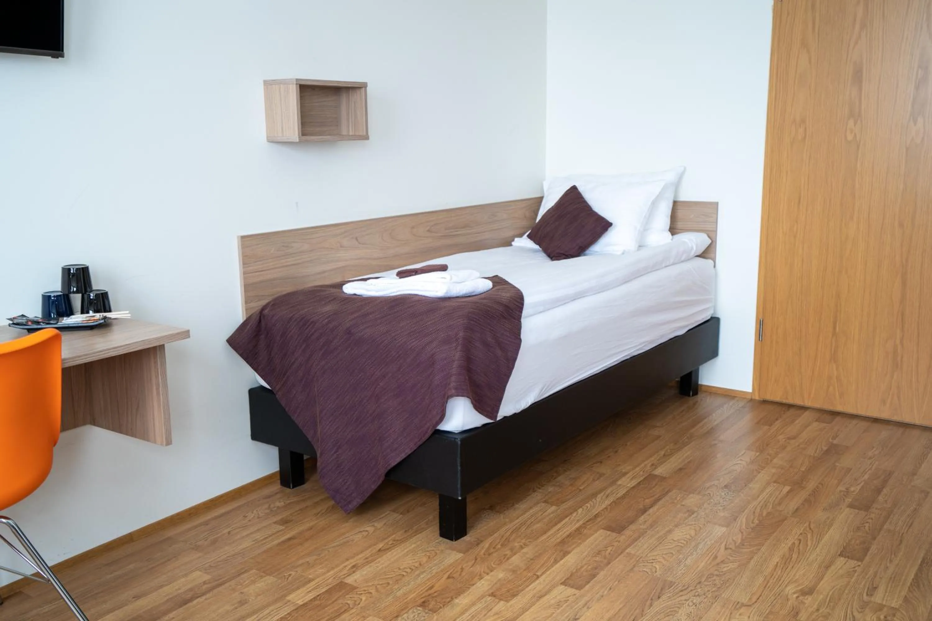 Bed in Hótel Valaskjálf