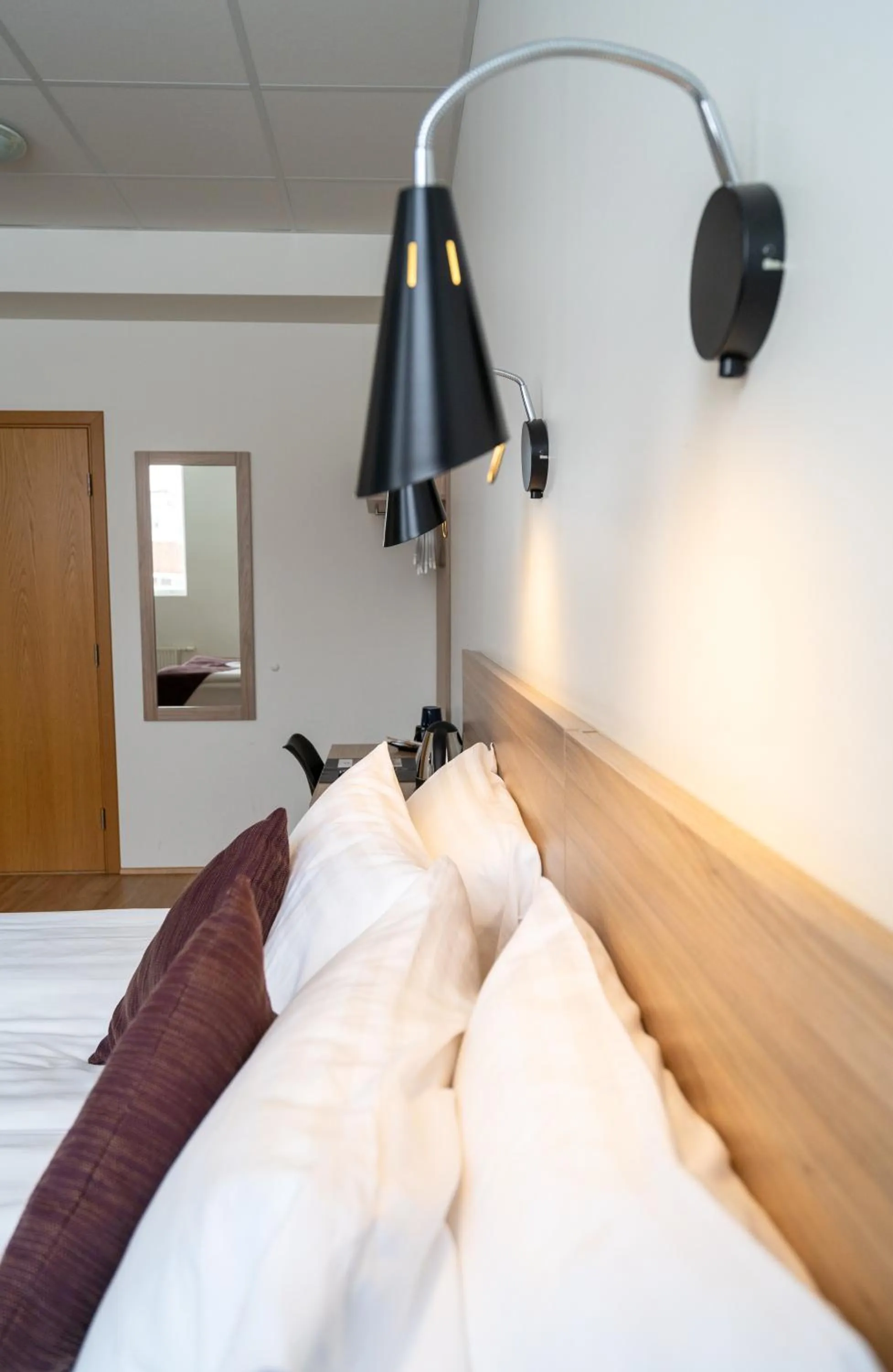 Bed in Hótel Valaskjálf