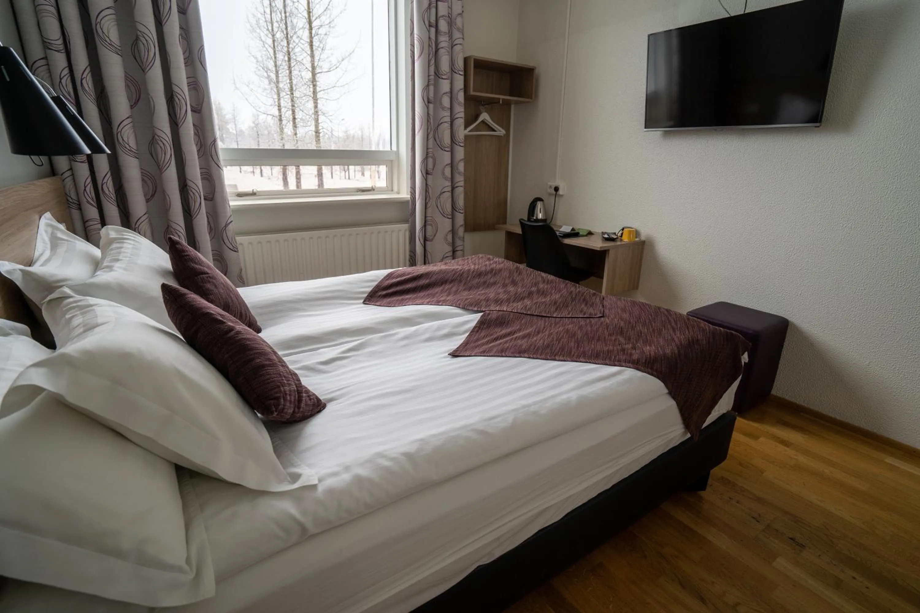 Bed in Hótel Valaskjálf