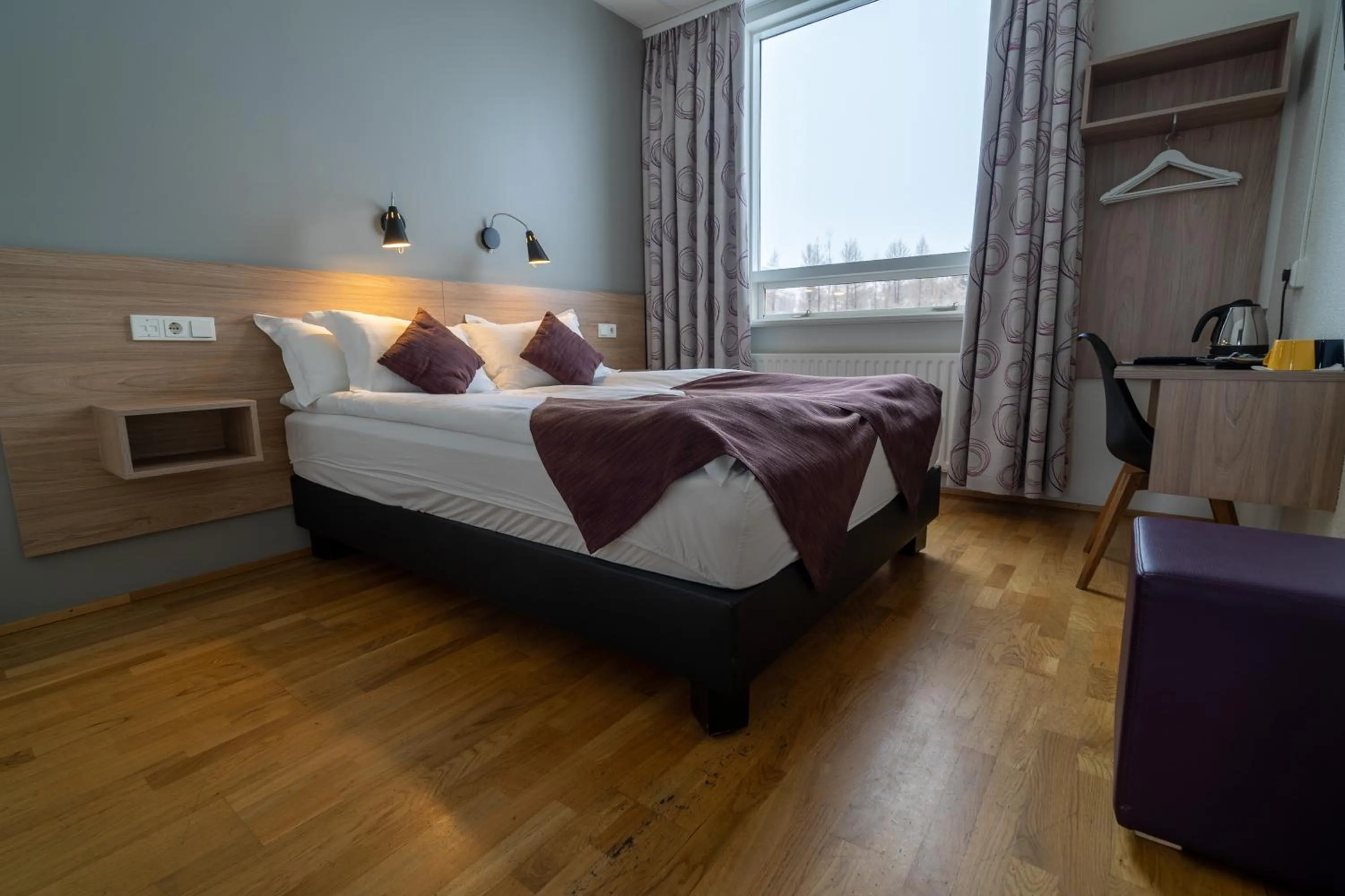 Bed in Hótel Valaskjálf