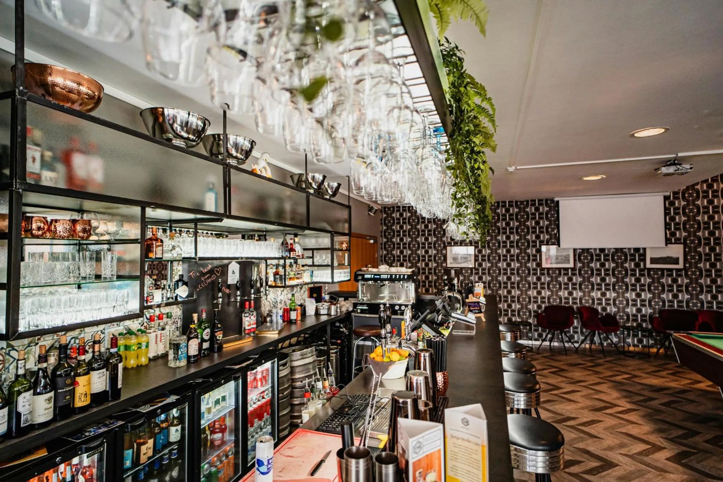 Lounge or bar in Hótel Valaskjálf