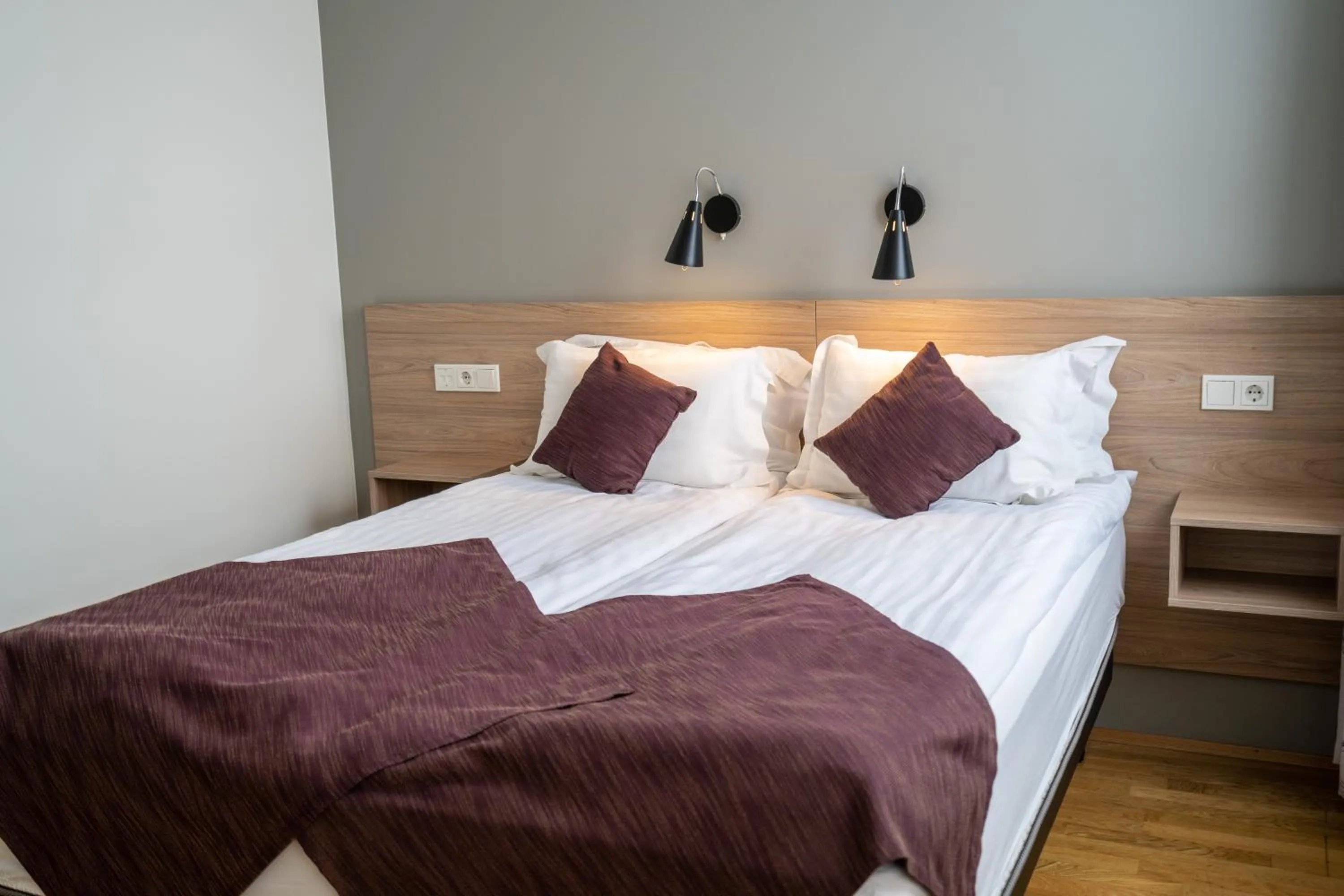 Bed in Hótel Valaskjálf