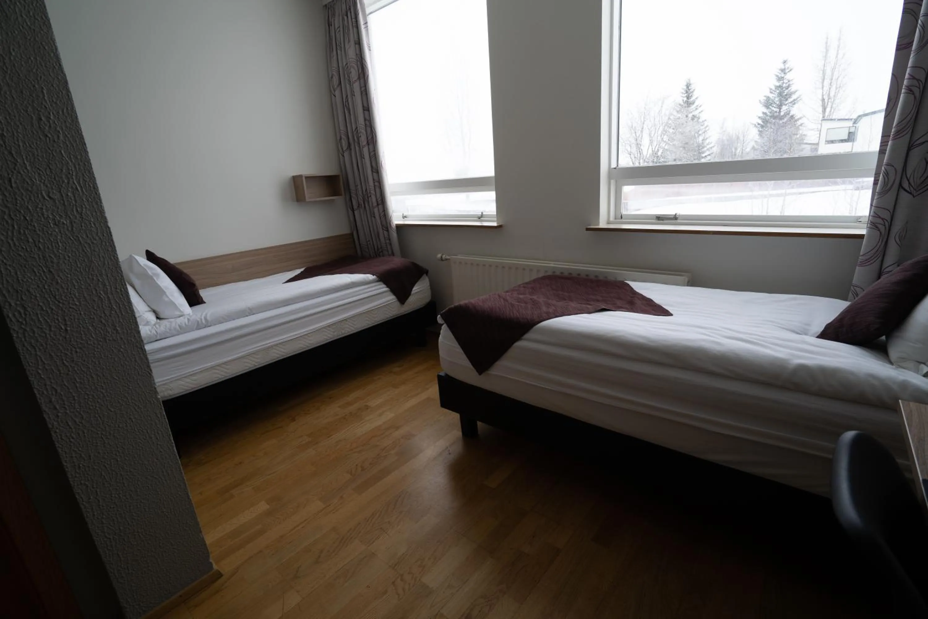 Bed in Hótel Valaskjálf
