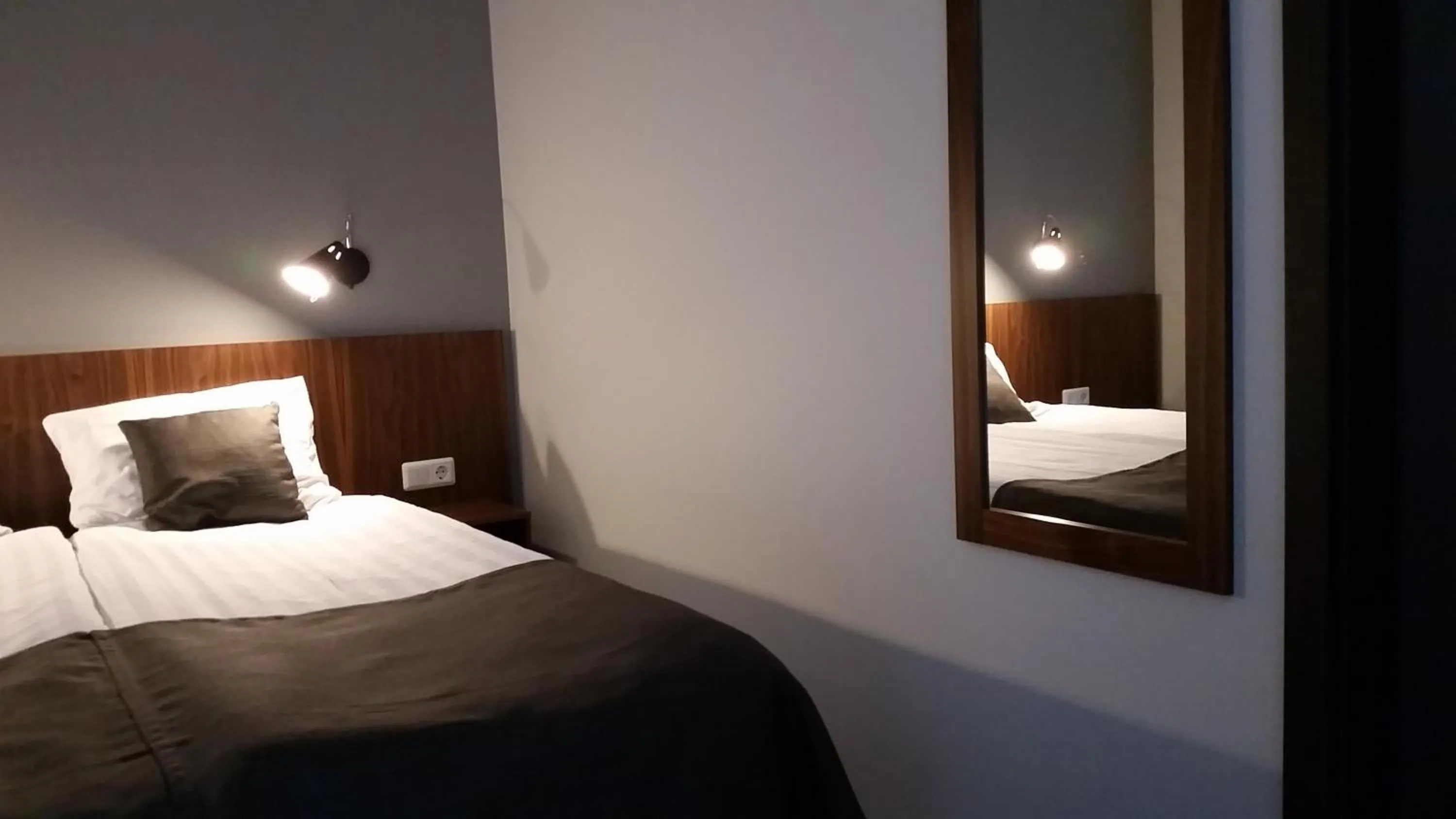 Decorative detail, Bed in Hótel Valaskjálf