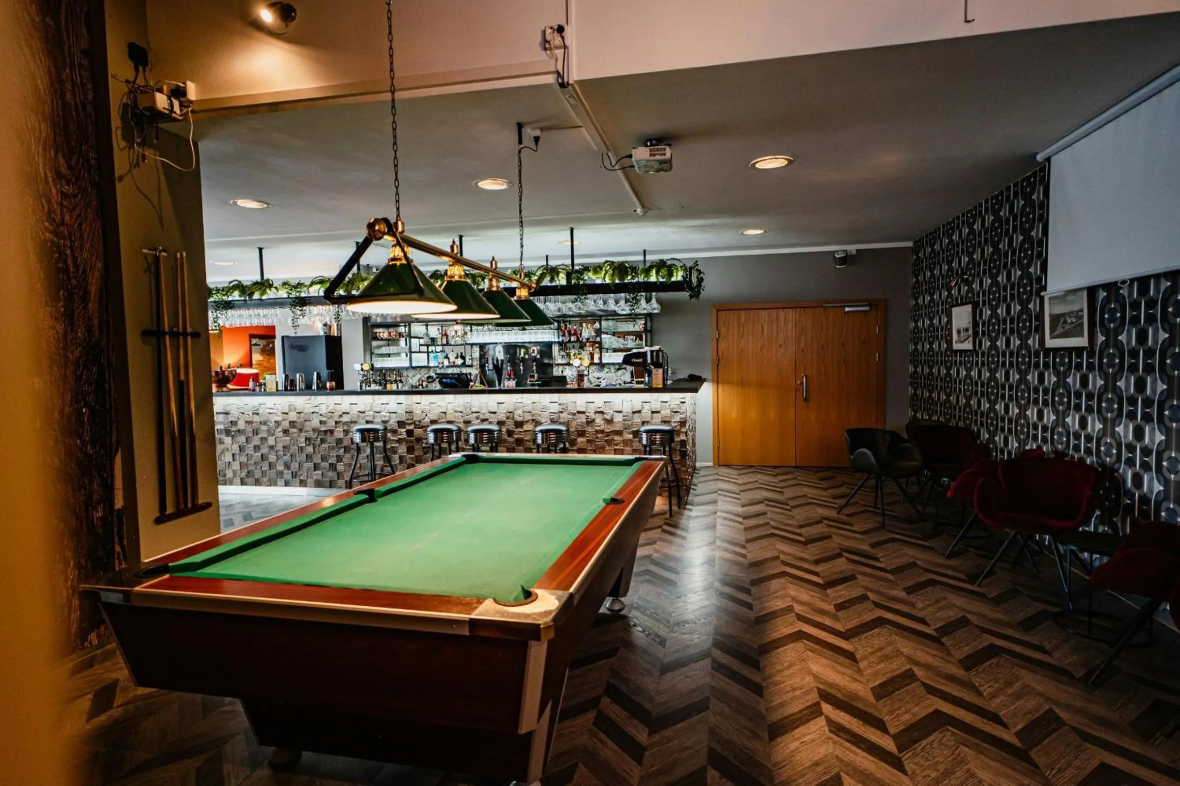 Lounge or bar in Hótel Valaskjálf