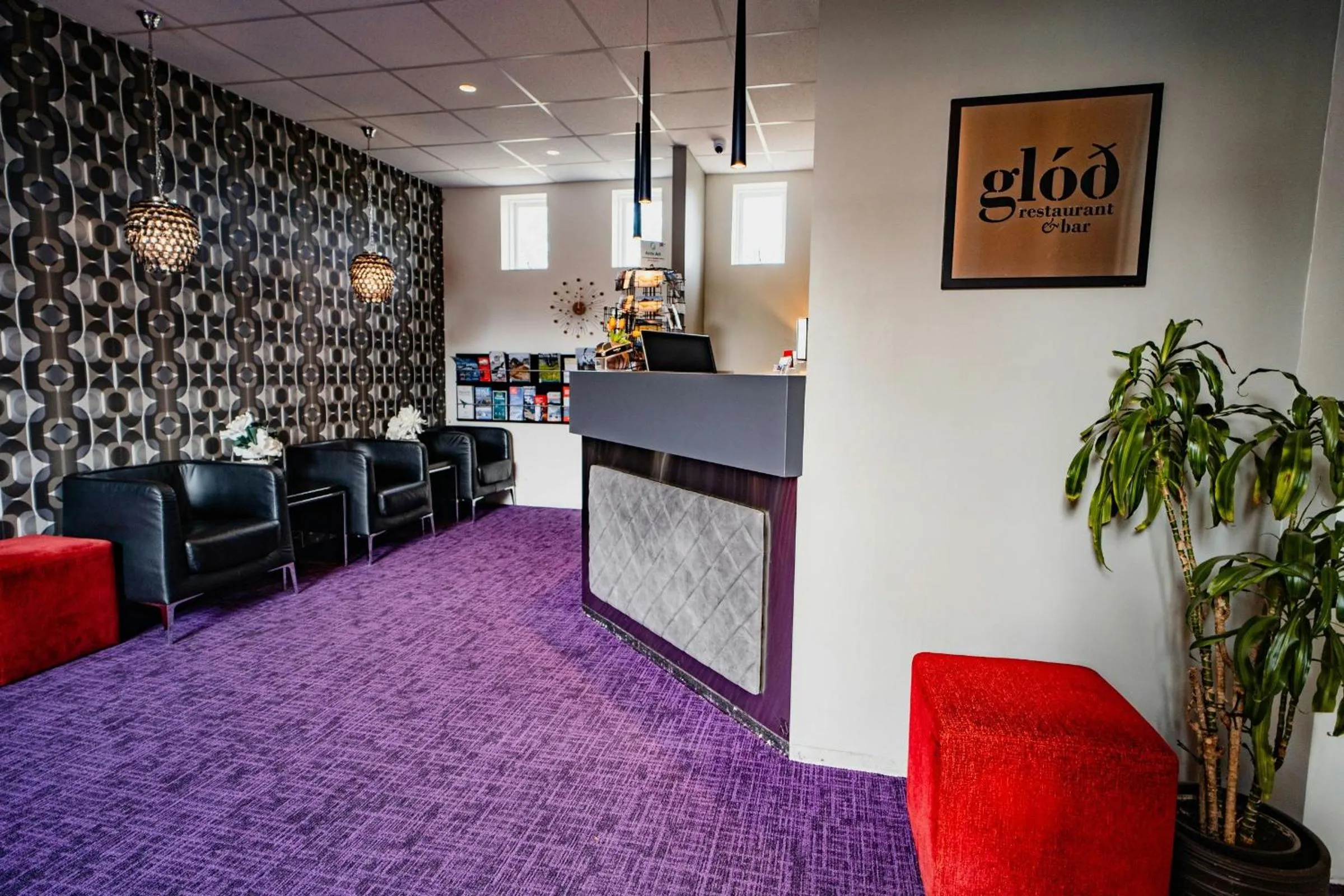 Lobby or reception in Hótel Valaskjálf