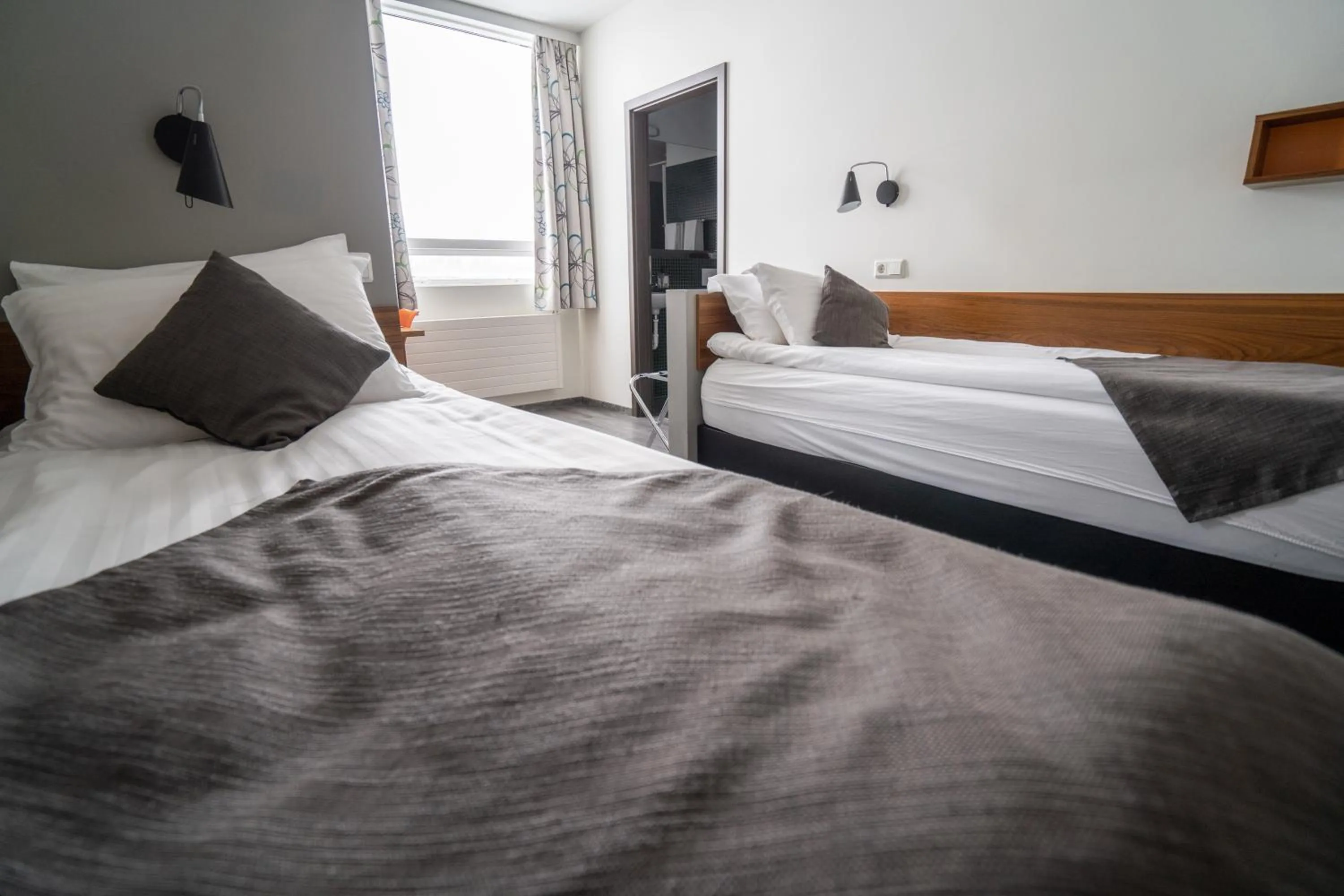 Bed in Hótel Valaskjálf