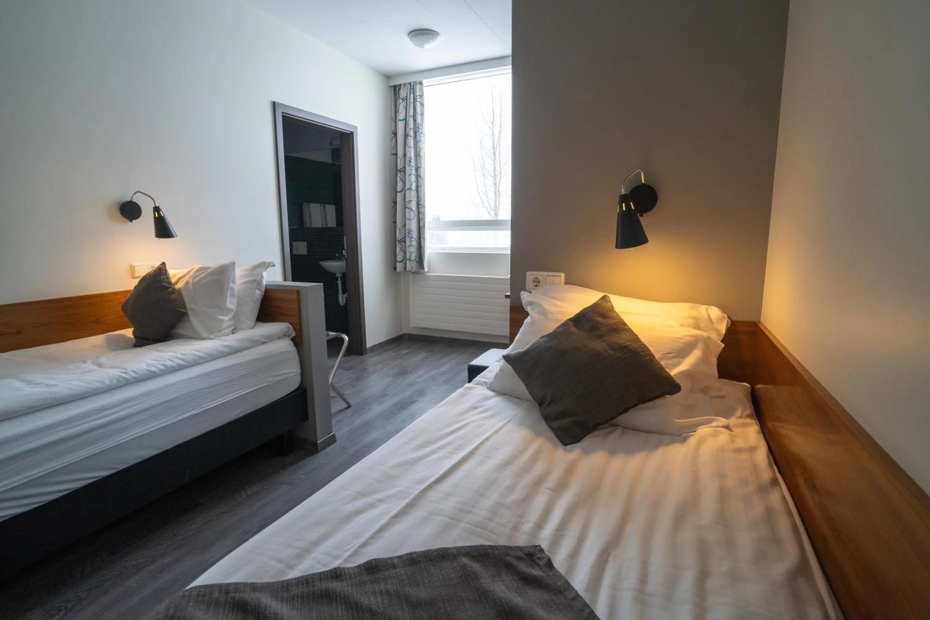 Bed in Hótel Valaskjálf