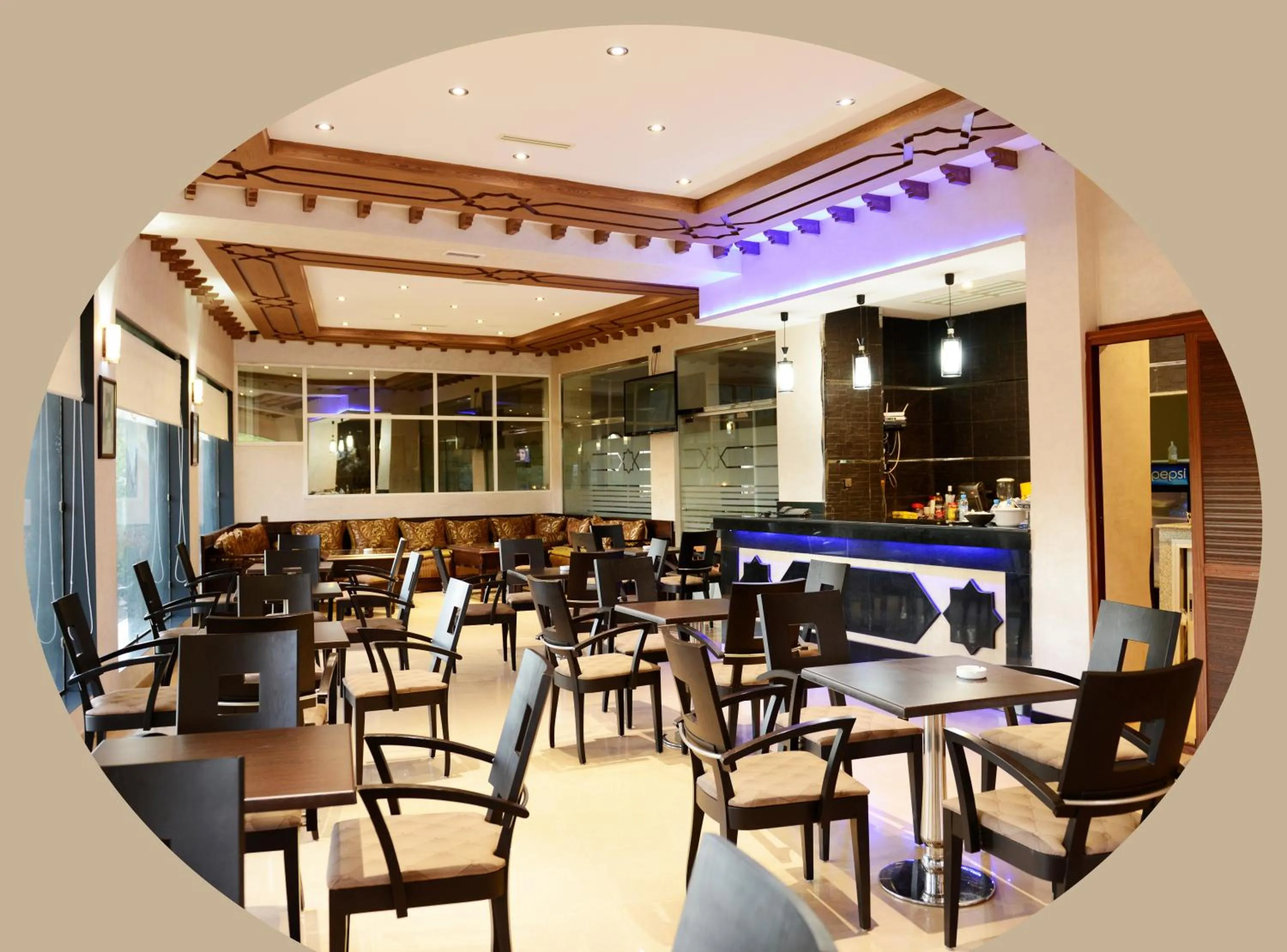 Lounge or bar in El Yacouta