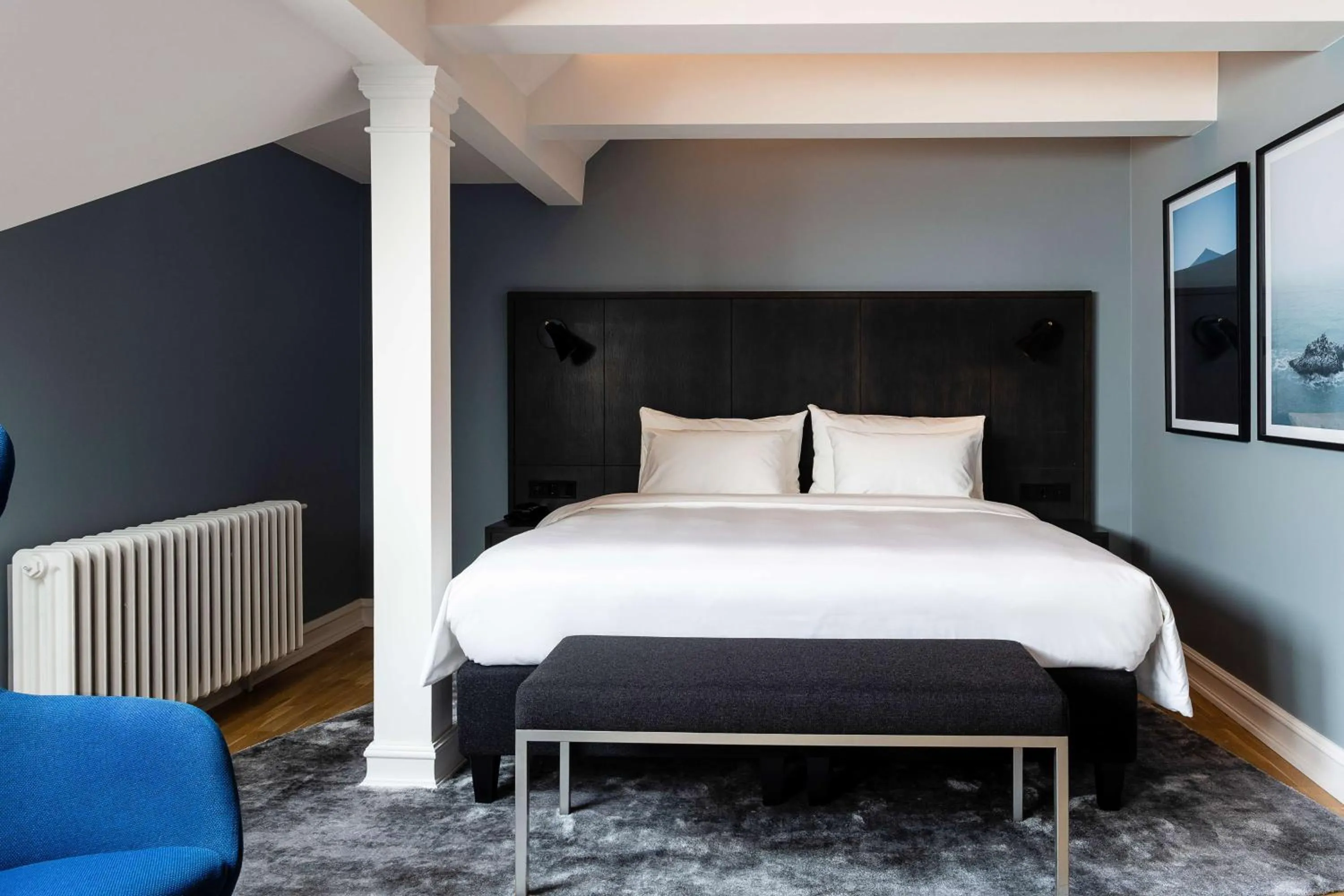 Bed in Radisson Blu 1919 Hotel, Reykjavík