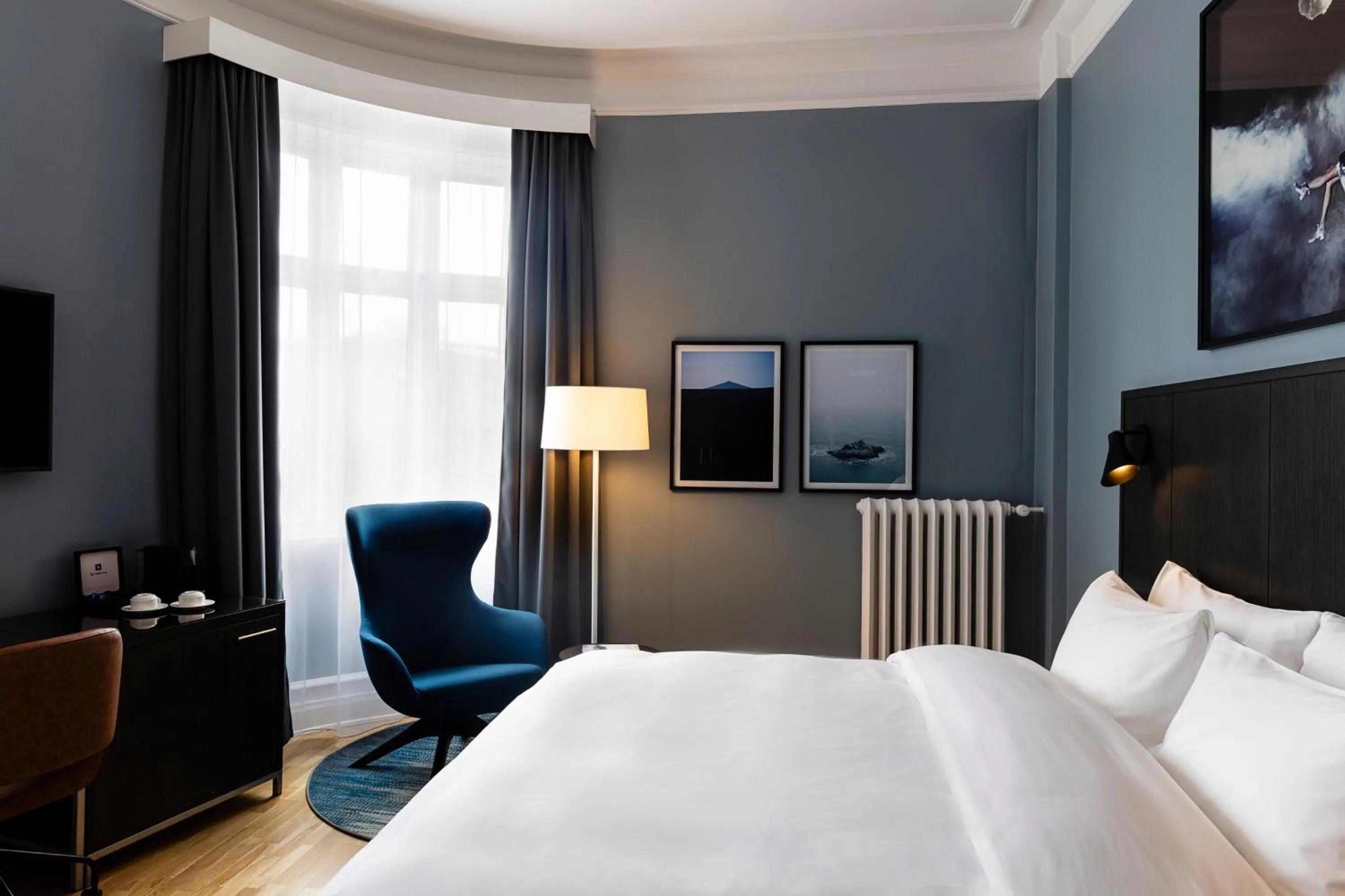 Bed in Radisson Blu 1919 Hotel, Reykjavík