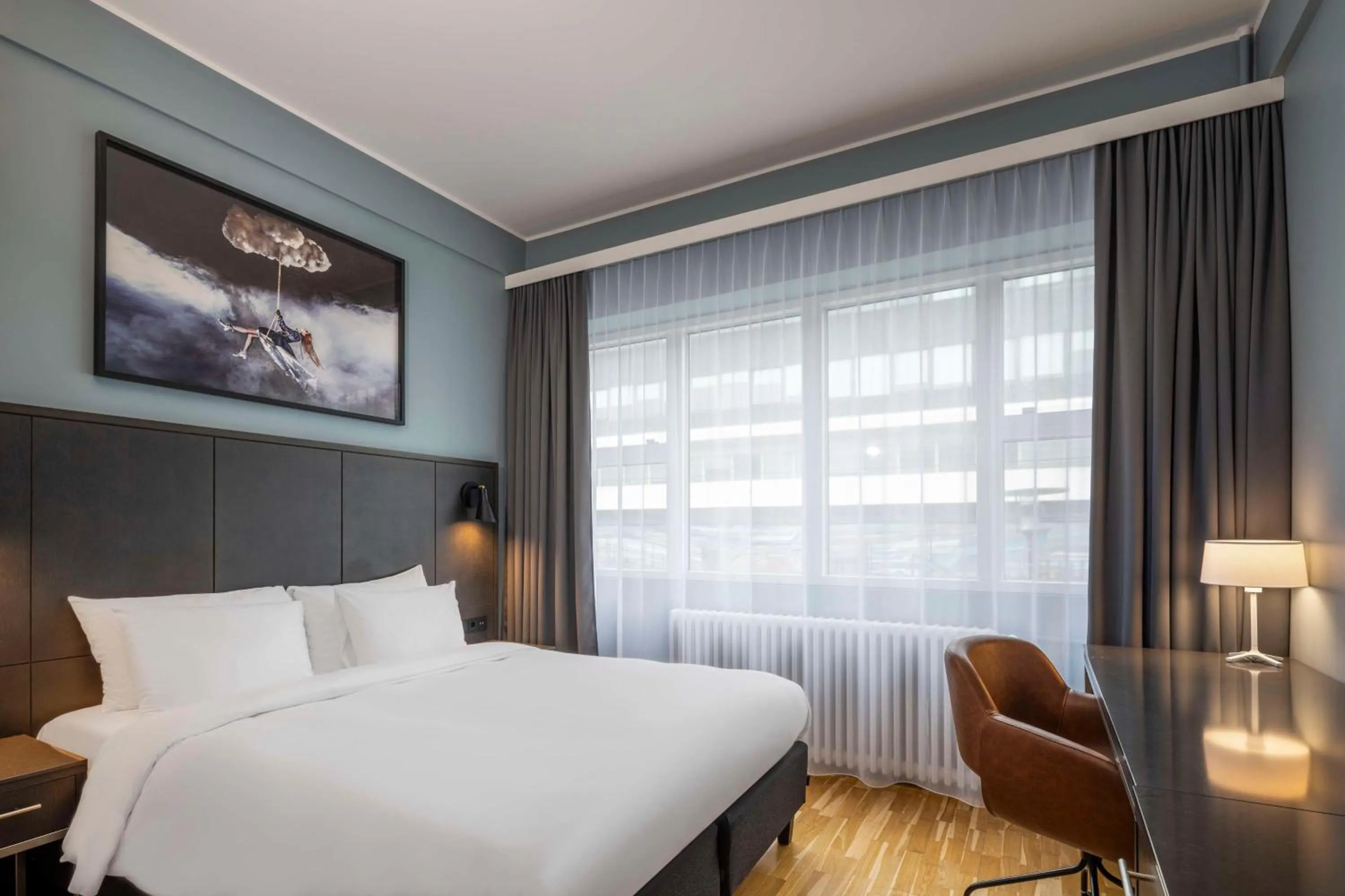 Bedroom, Bed in Radisson Blu 1919 Hotel, Reykjavík