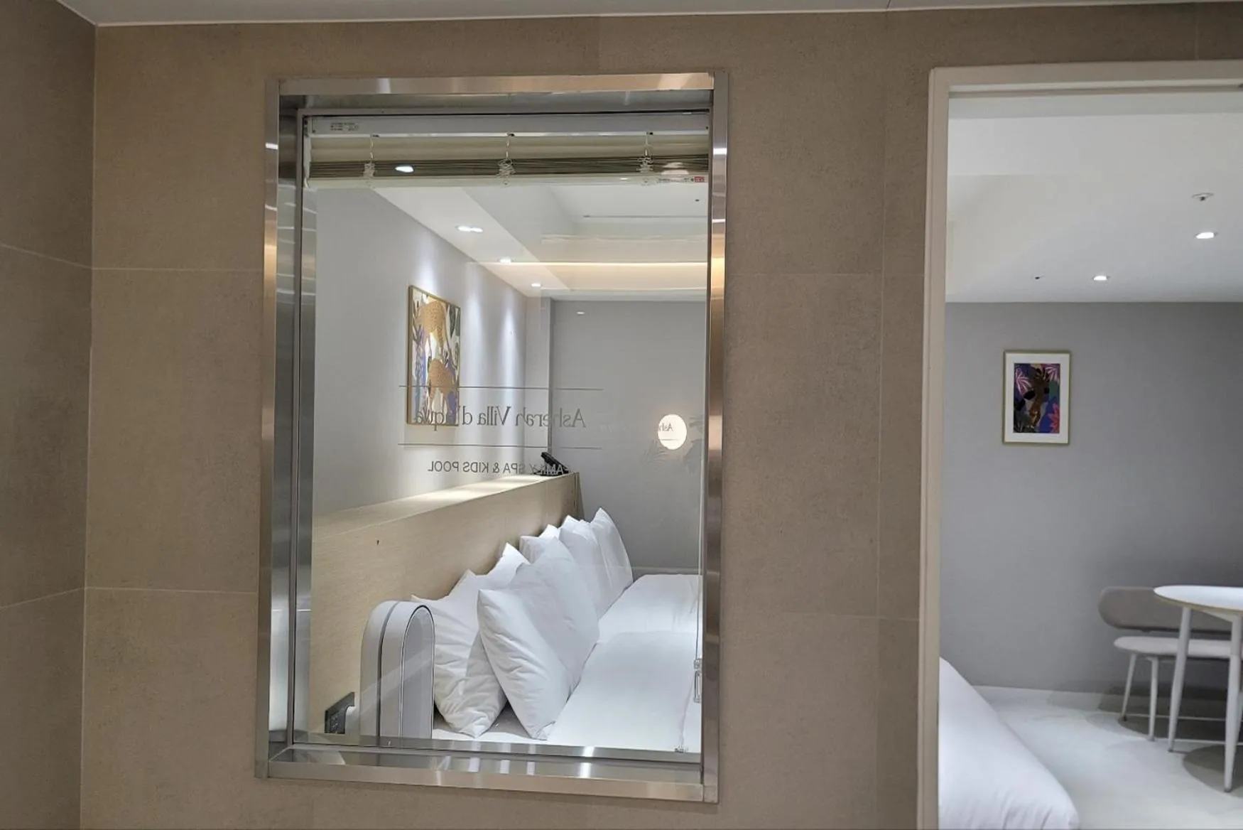 Bed in Asherah Villa d' aqua Hotel