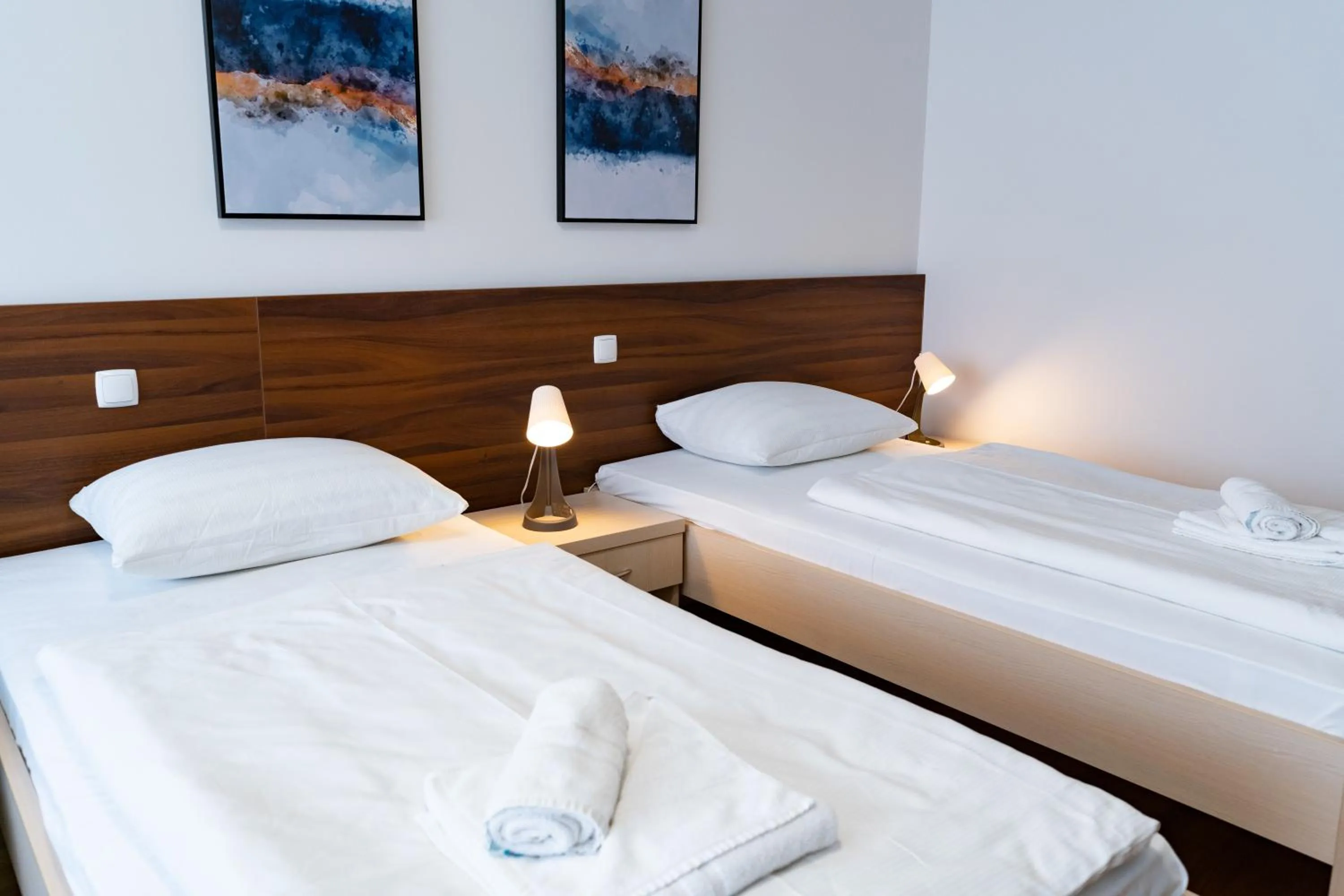 Bed in Artearia Hotel