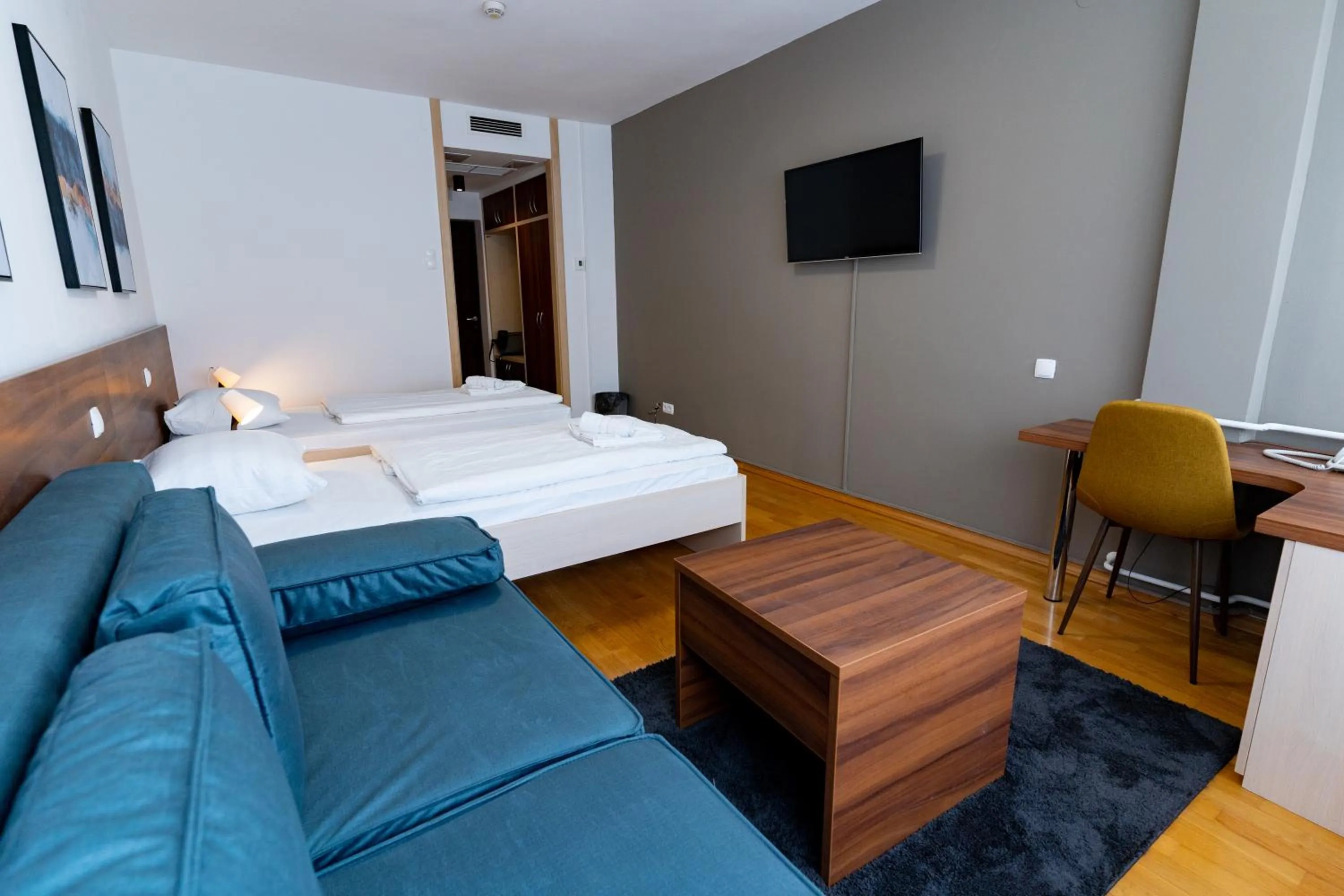 Bed in Artearia Hotel