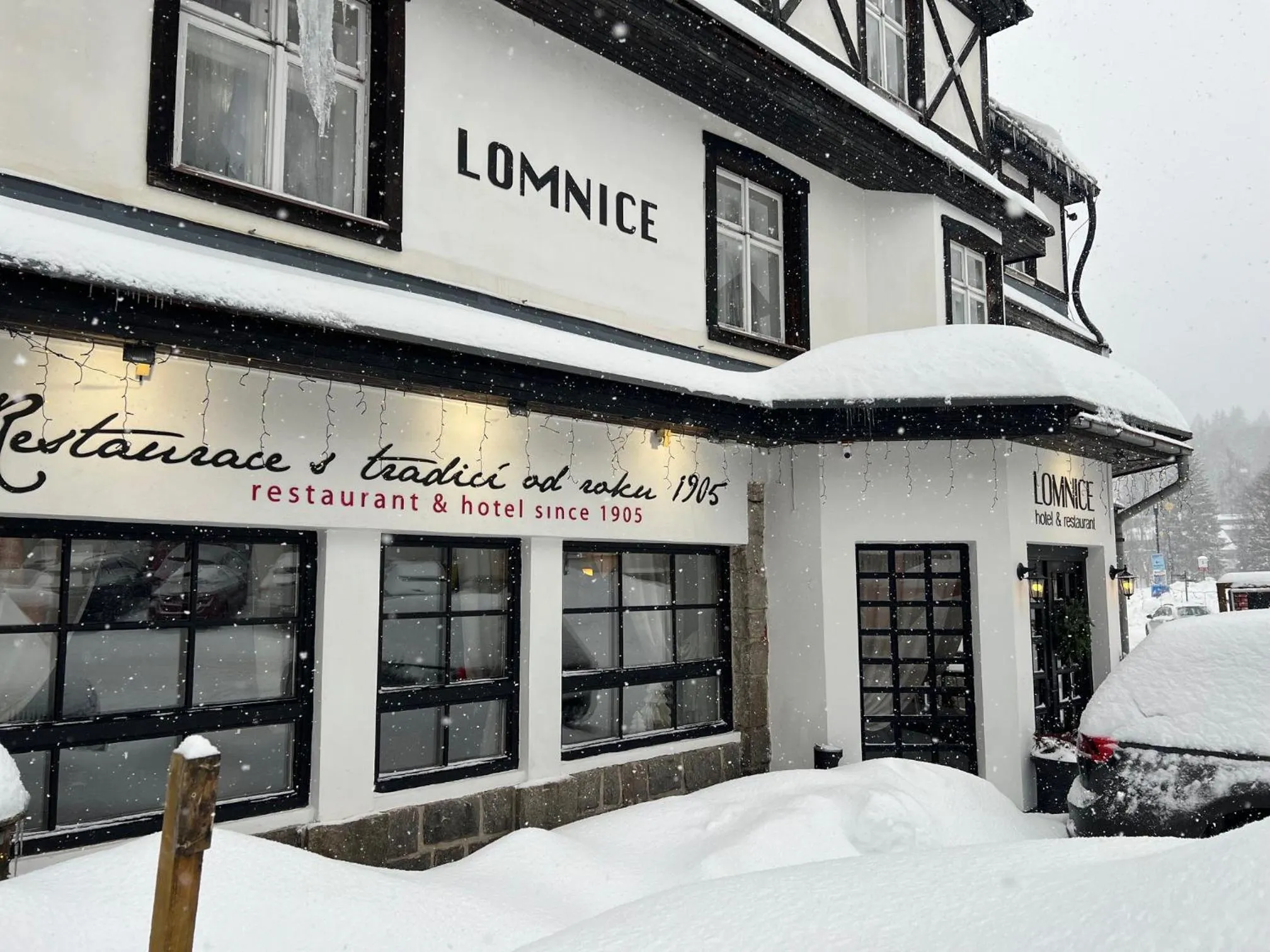 Property building in Hotel Lomnice