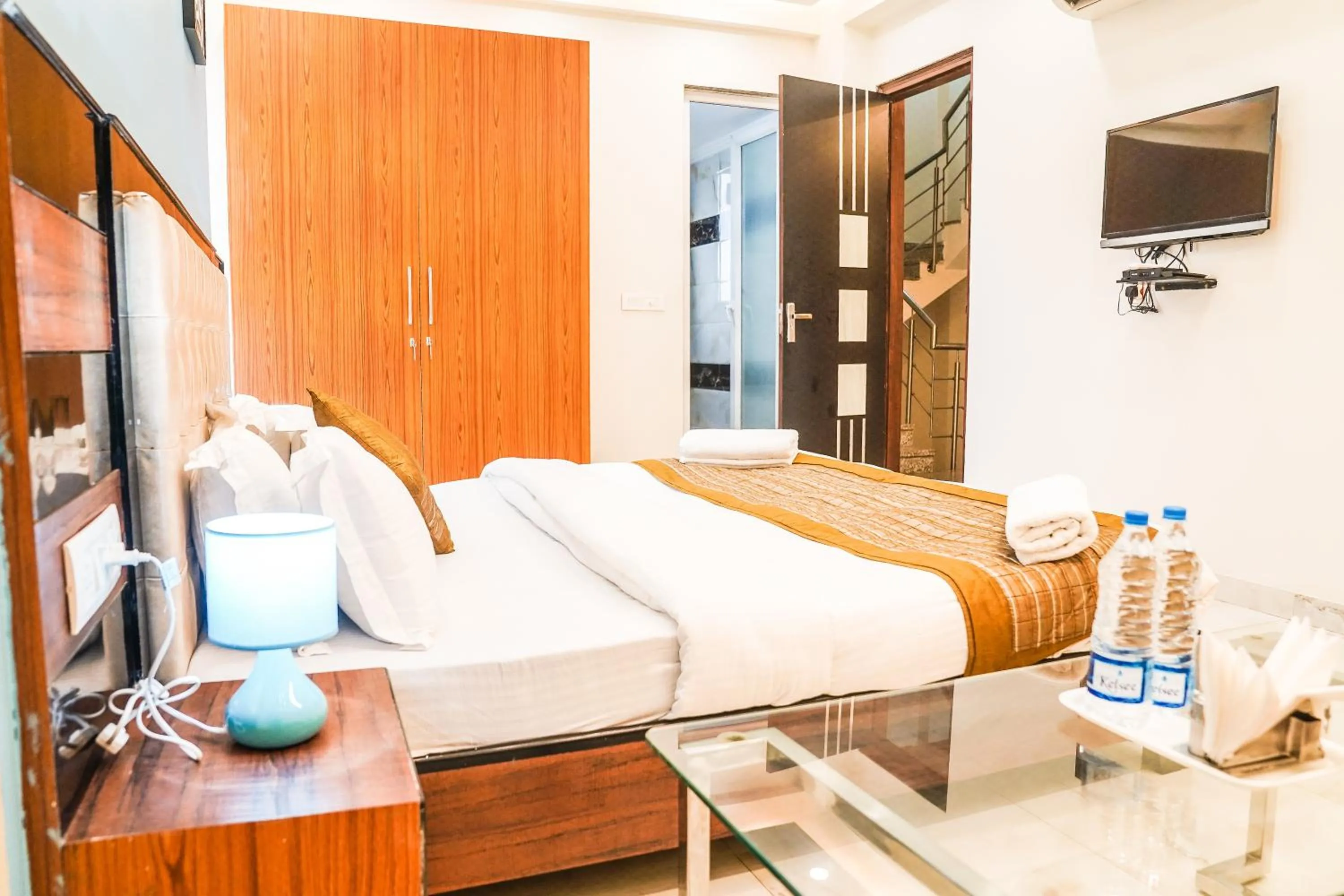 Bedroom in Asian Suites Cyber Park Gurgaon