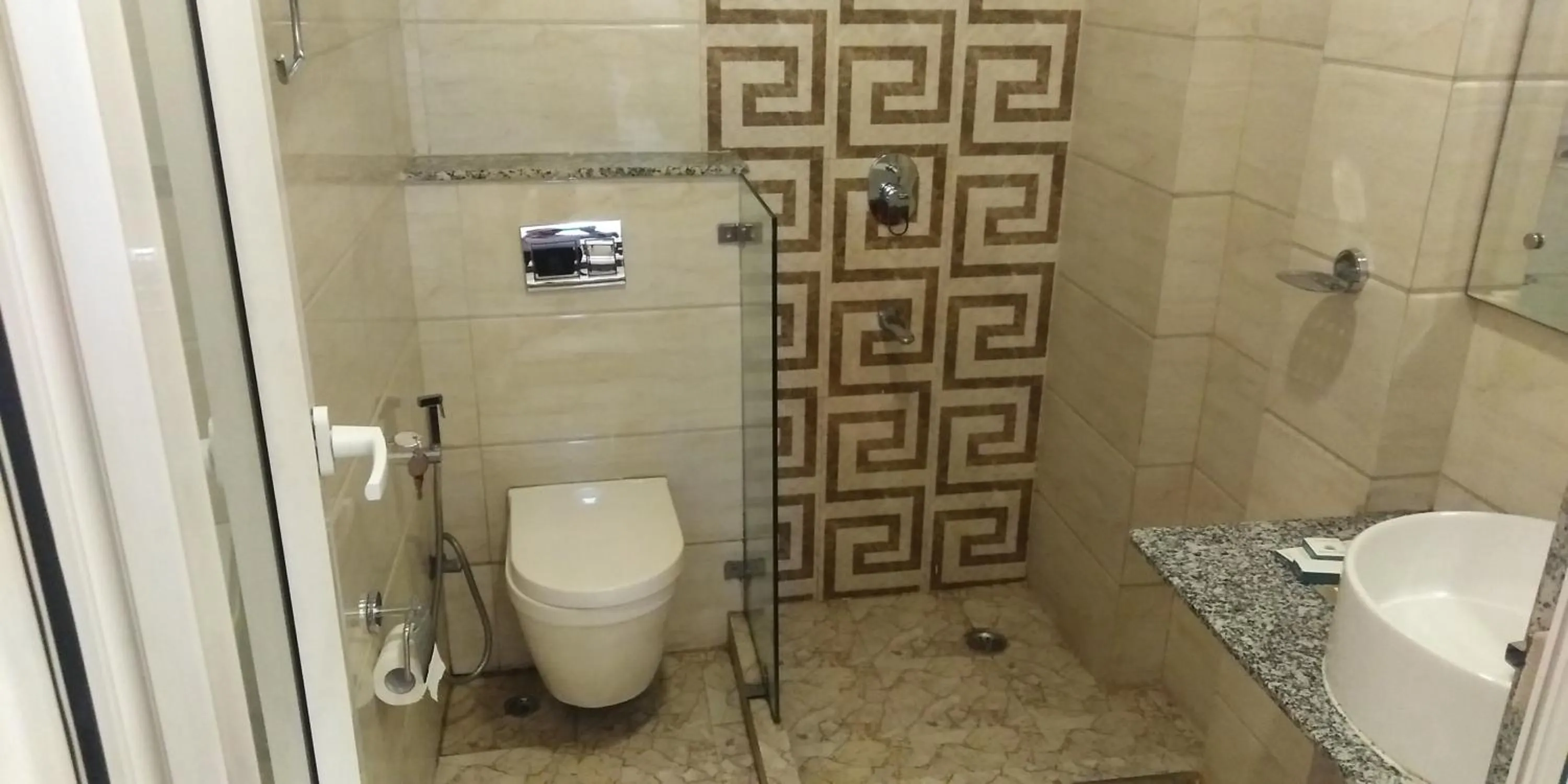 Bathroom in Asian Suites Cyber Park Gurgaon