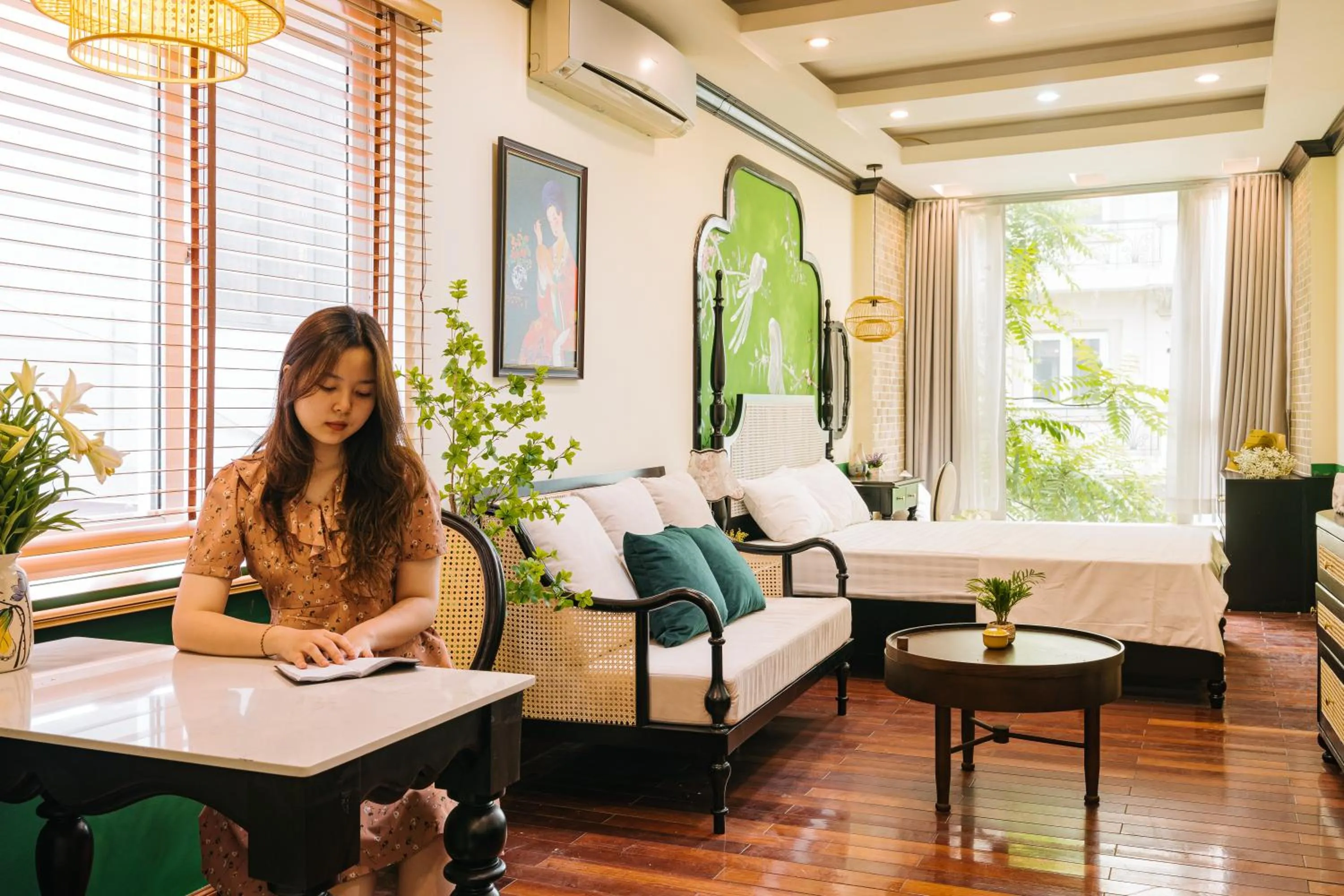 Seating area in Sun Clover Boutique Hotel