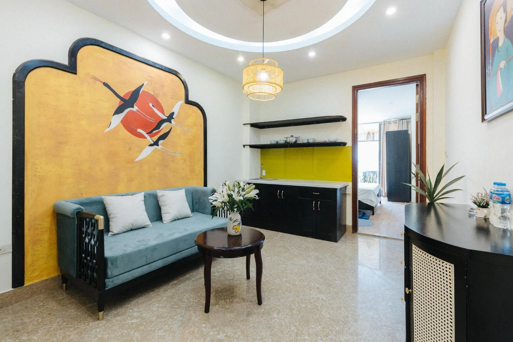 Living room in Sun Clover Boutique Hotel