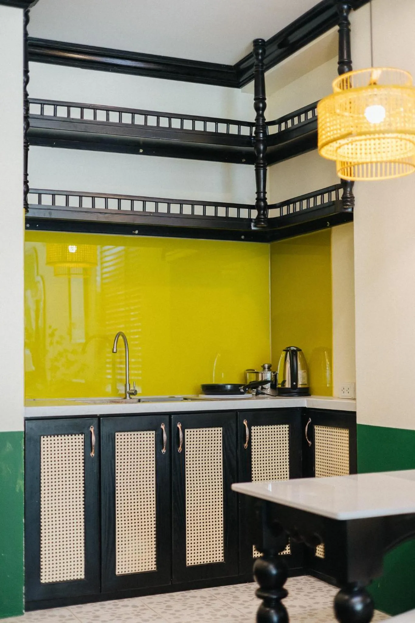 Kitchen or kitchenette in Sun Clover Boutique Hotel