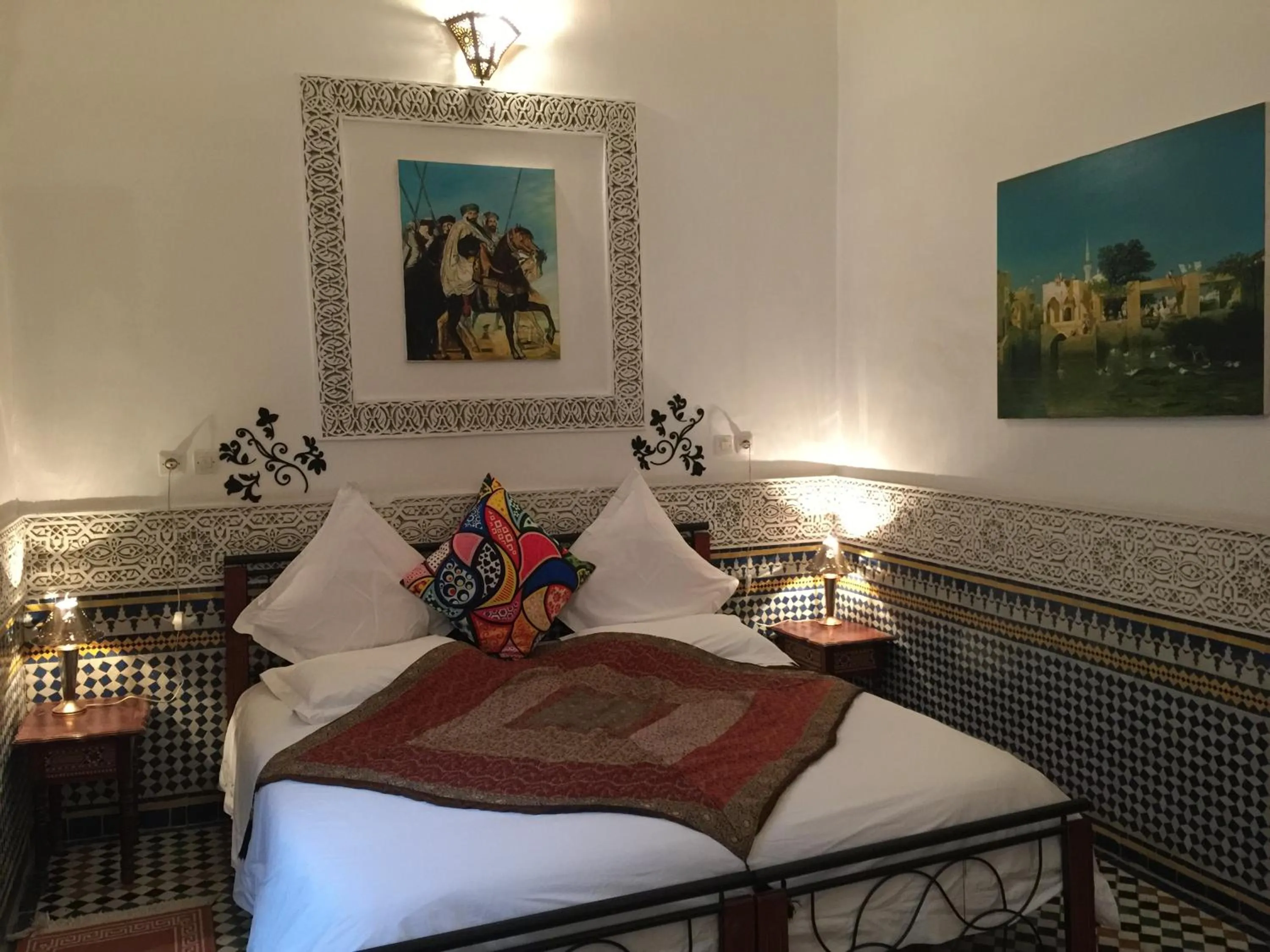 Bed in Riad La Clé De Fès