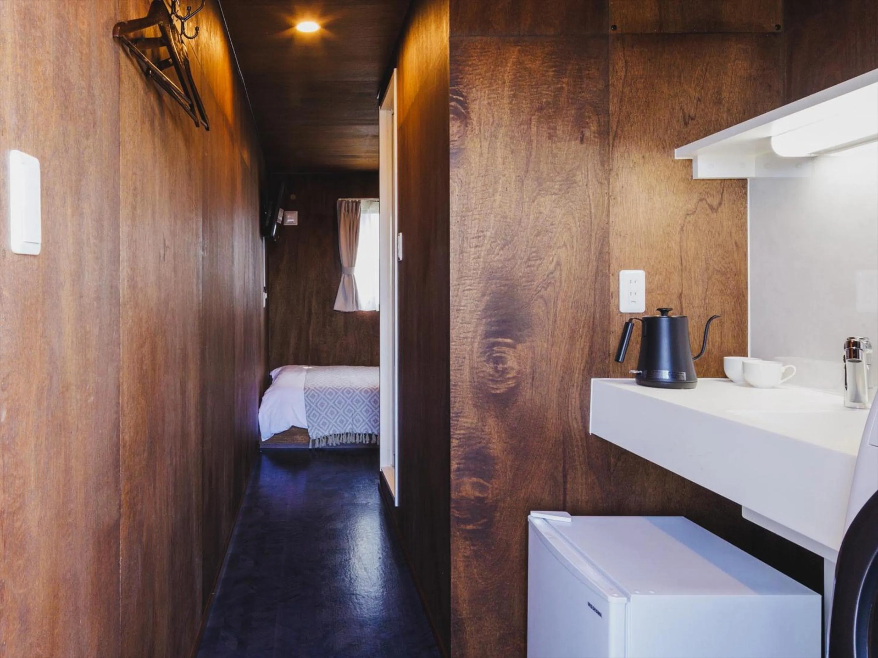 Kitchen or kitchenette, Bed in Seage Torami Coastside