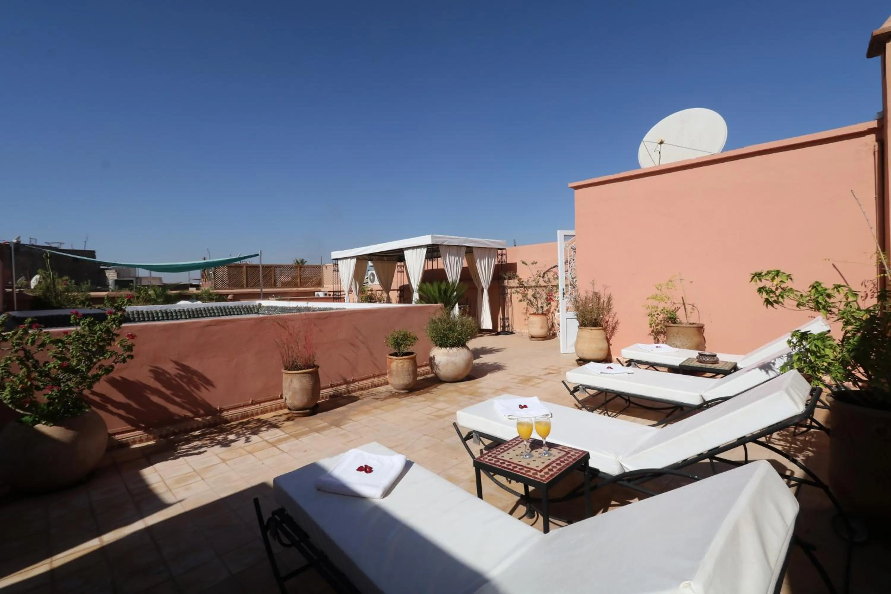 Balcony/Terrace in Riad Alwane