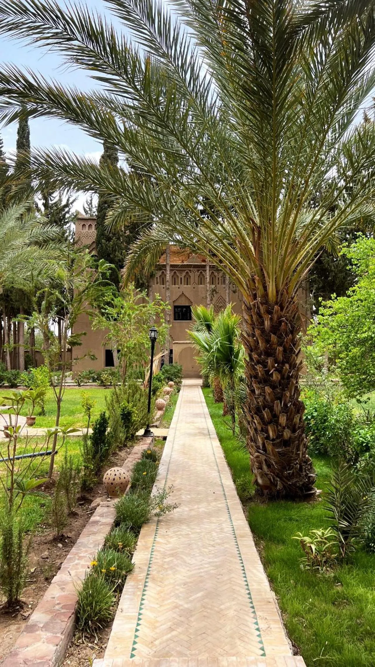 Natural landscape in Kasbah des cyprès