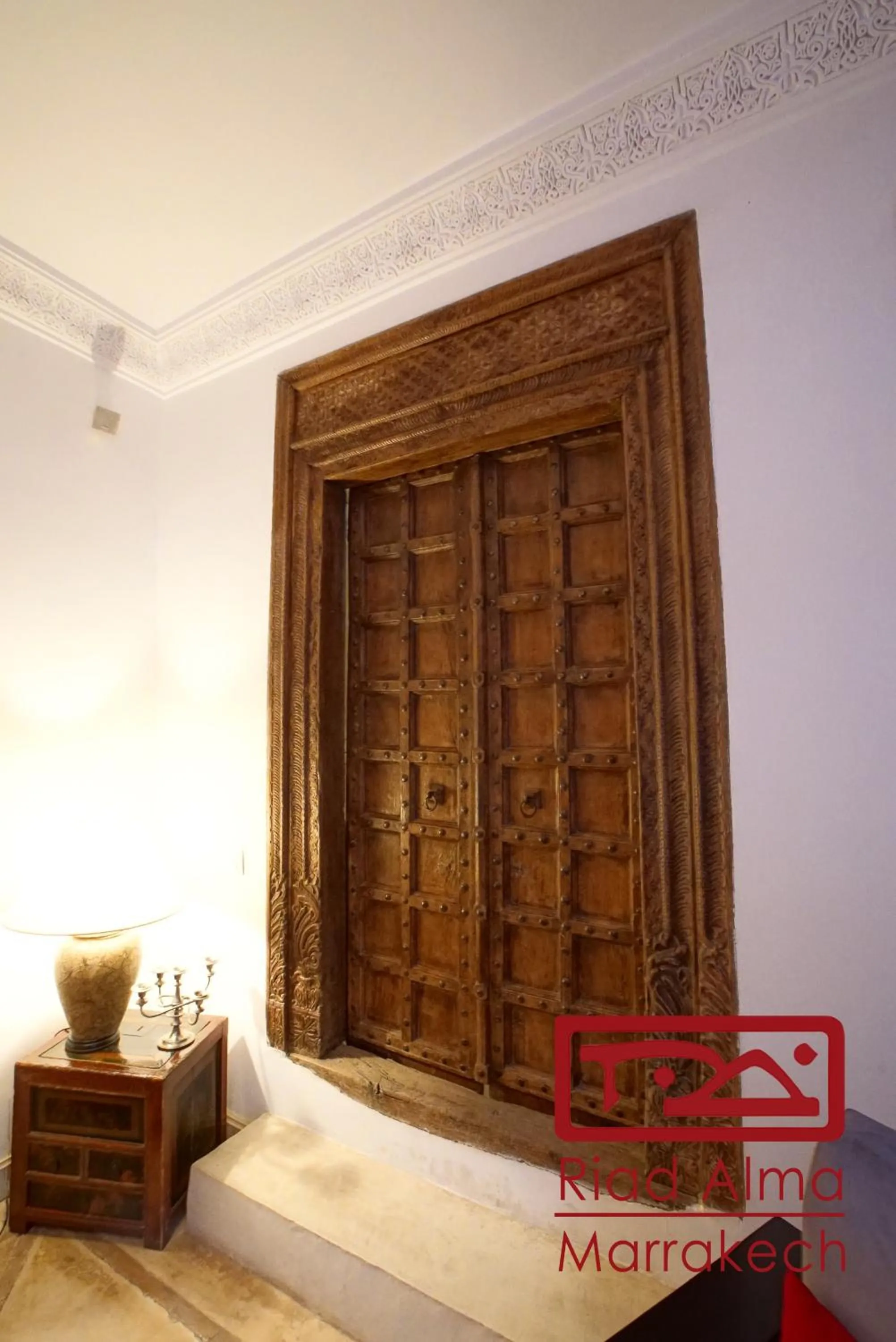 Decorative detail in Riad Alma